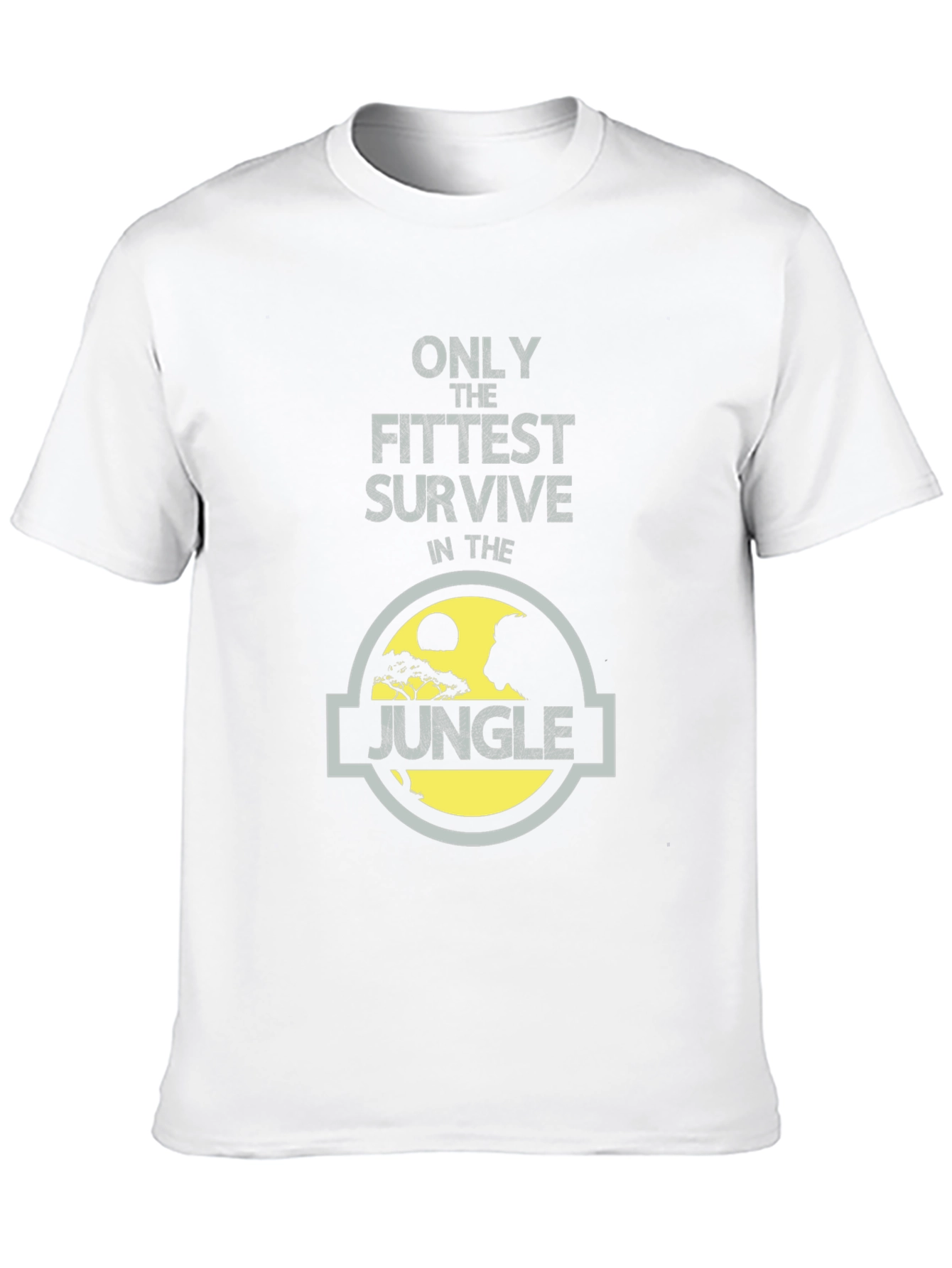 Fittest Survive Jungle Graphic Black T-Shirt