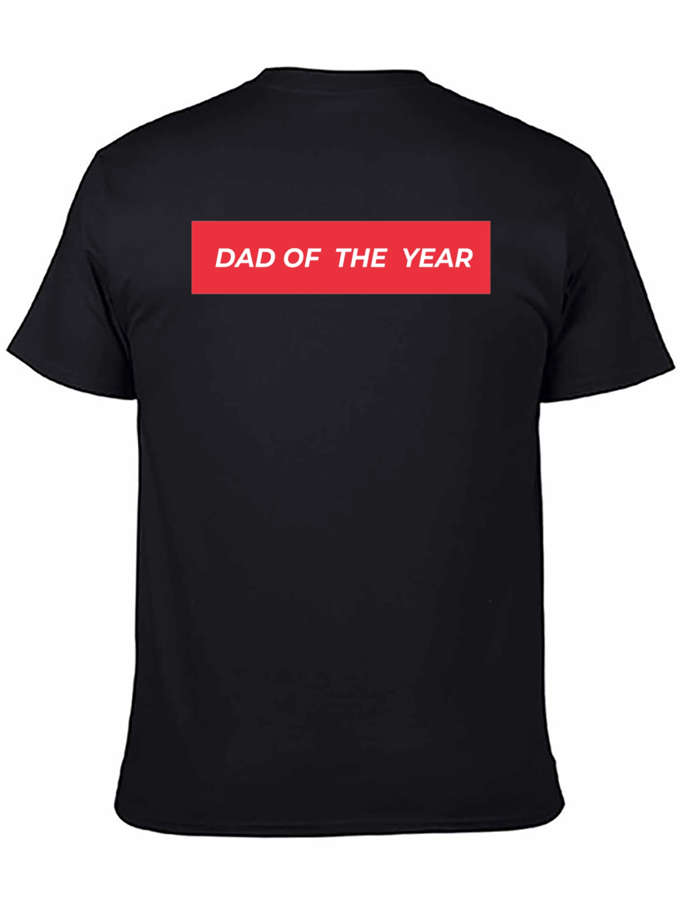 Dad of the Year T-Shirt - Black Graphic Tee