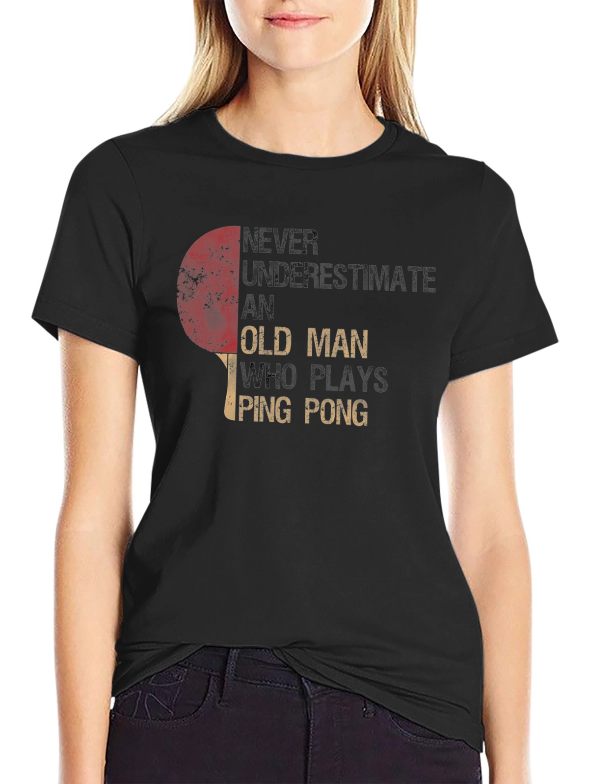 Ping Pong Old Man T-Shirt