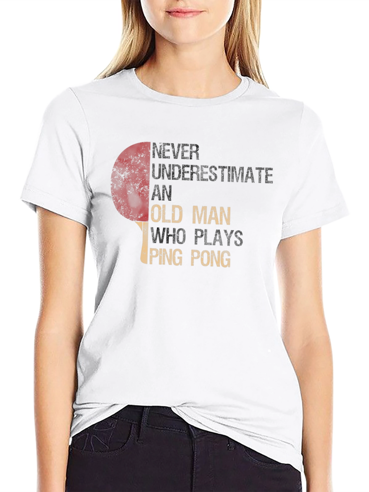 Ping Pong Old Man T-Shirt