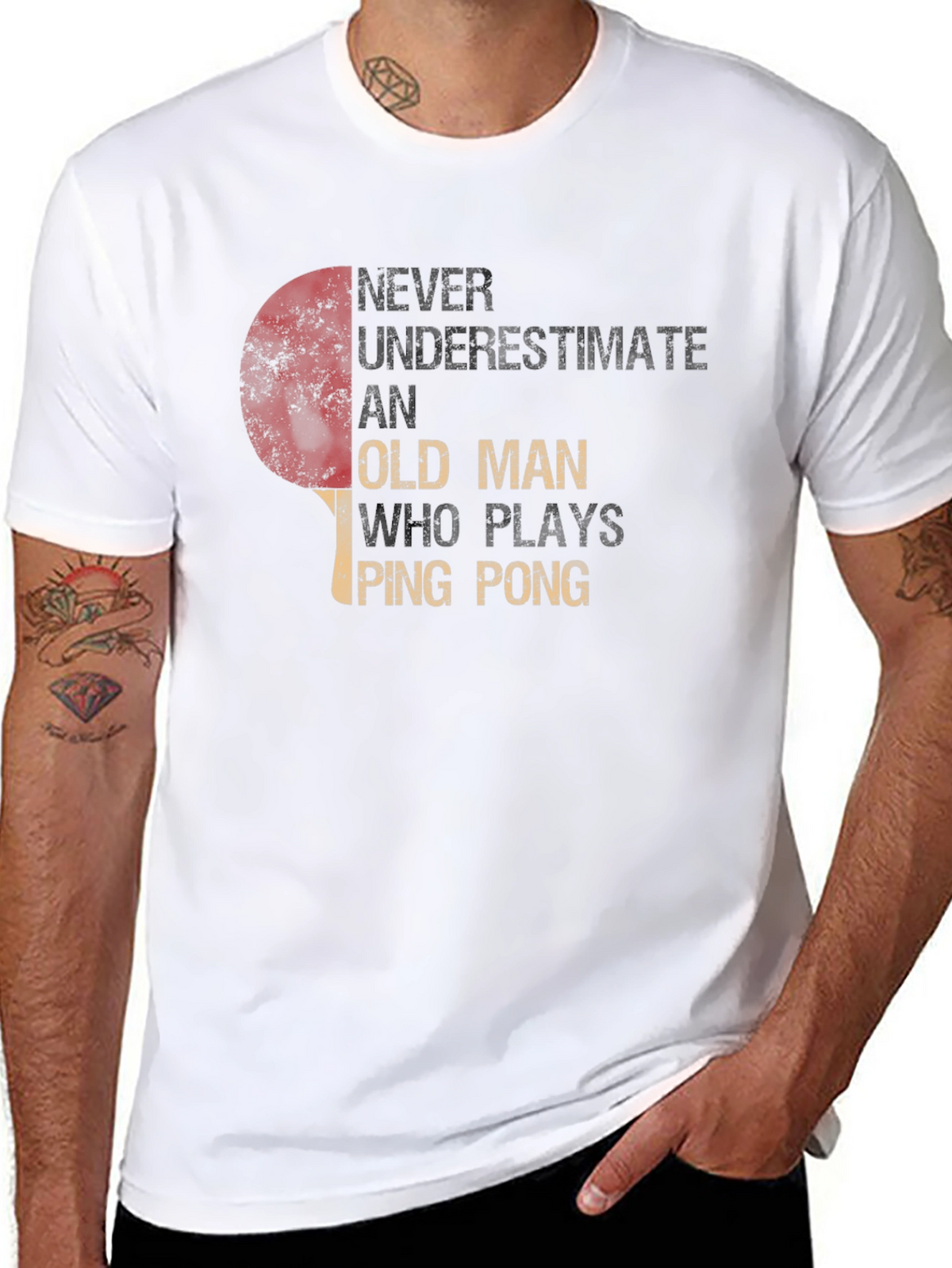 Ping Pong Old Man T-Shirt