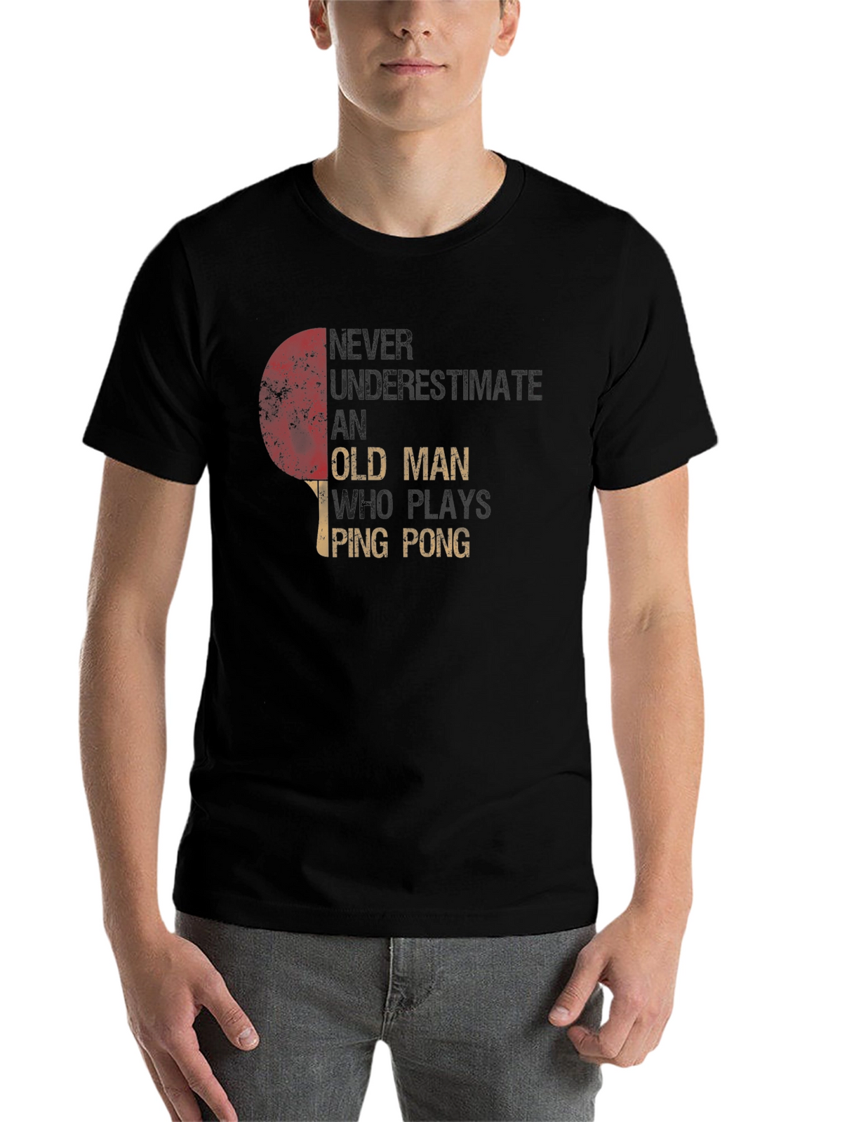 Ping Pong Old Man T-Shirt