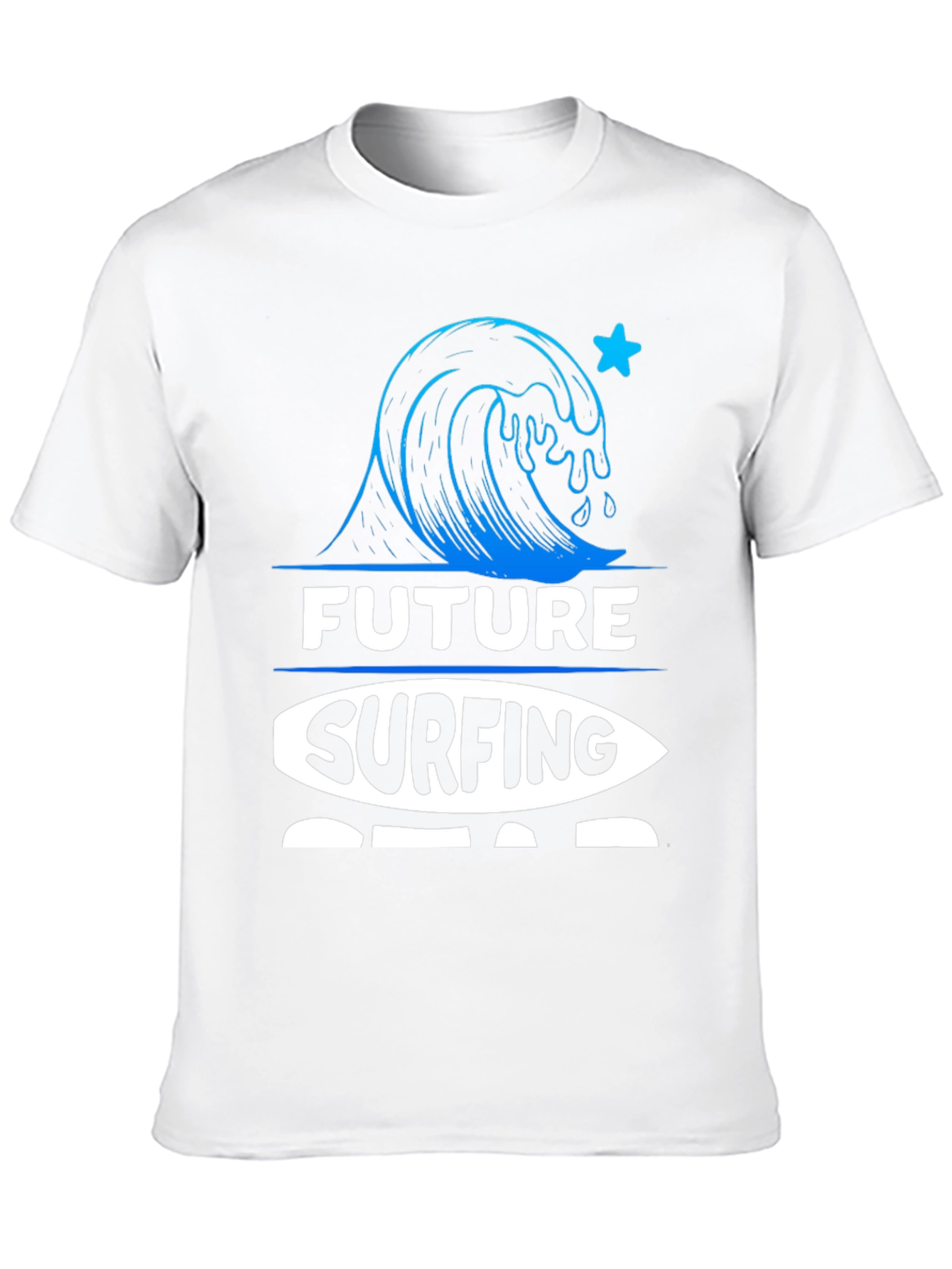 Future Surfing Star Black T-Shirt