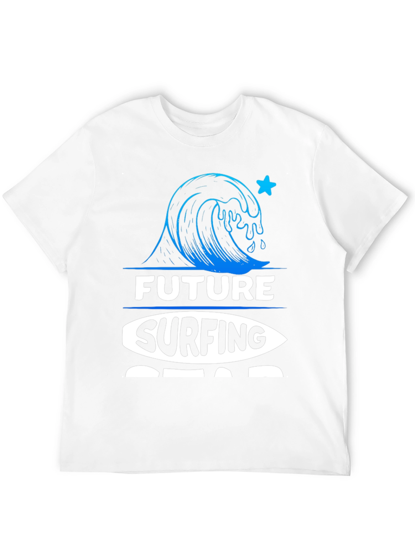 Future Surfing Star Black T-Shirt