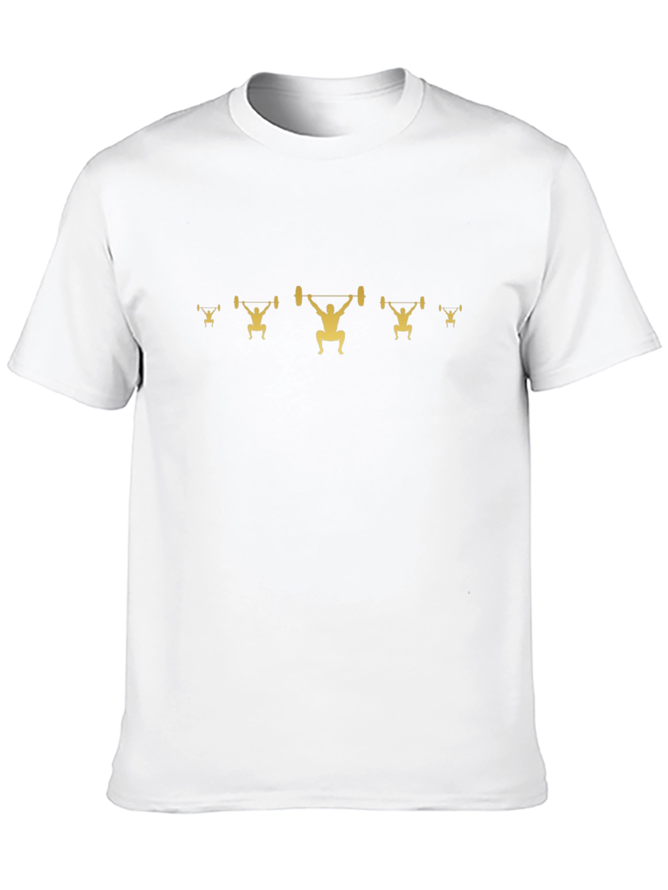 Weightlifting Squats Graphic Tee - Black Cotton T-Shirt