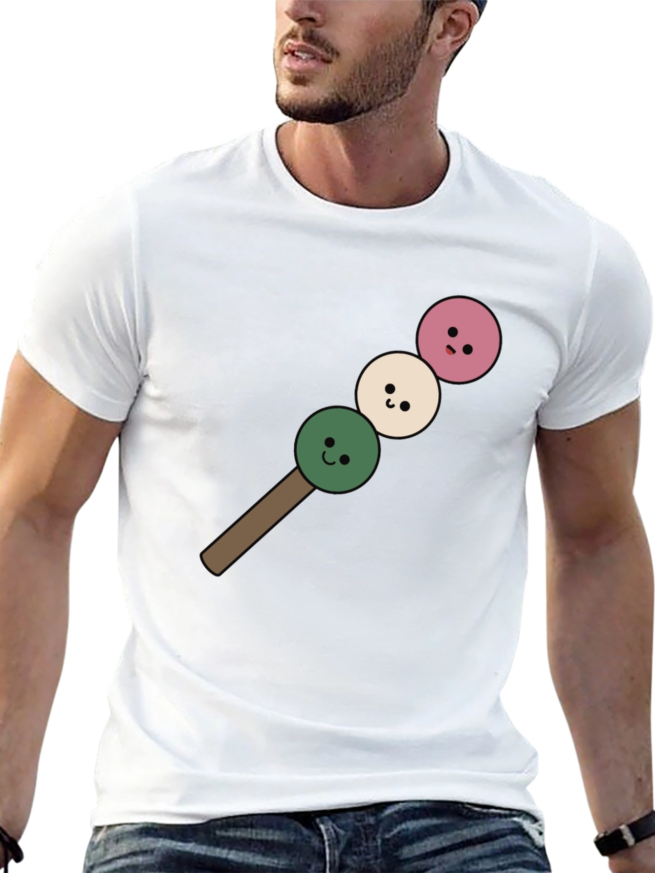 Cute Dango T-Shirt - Japanese Mochi on a Stick