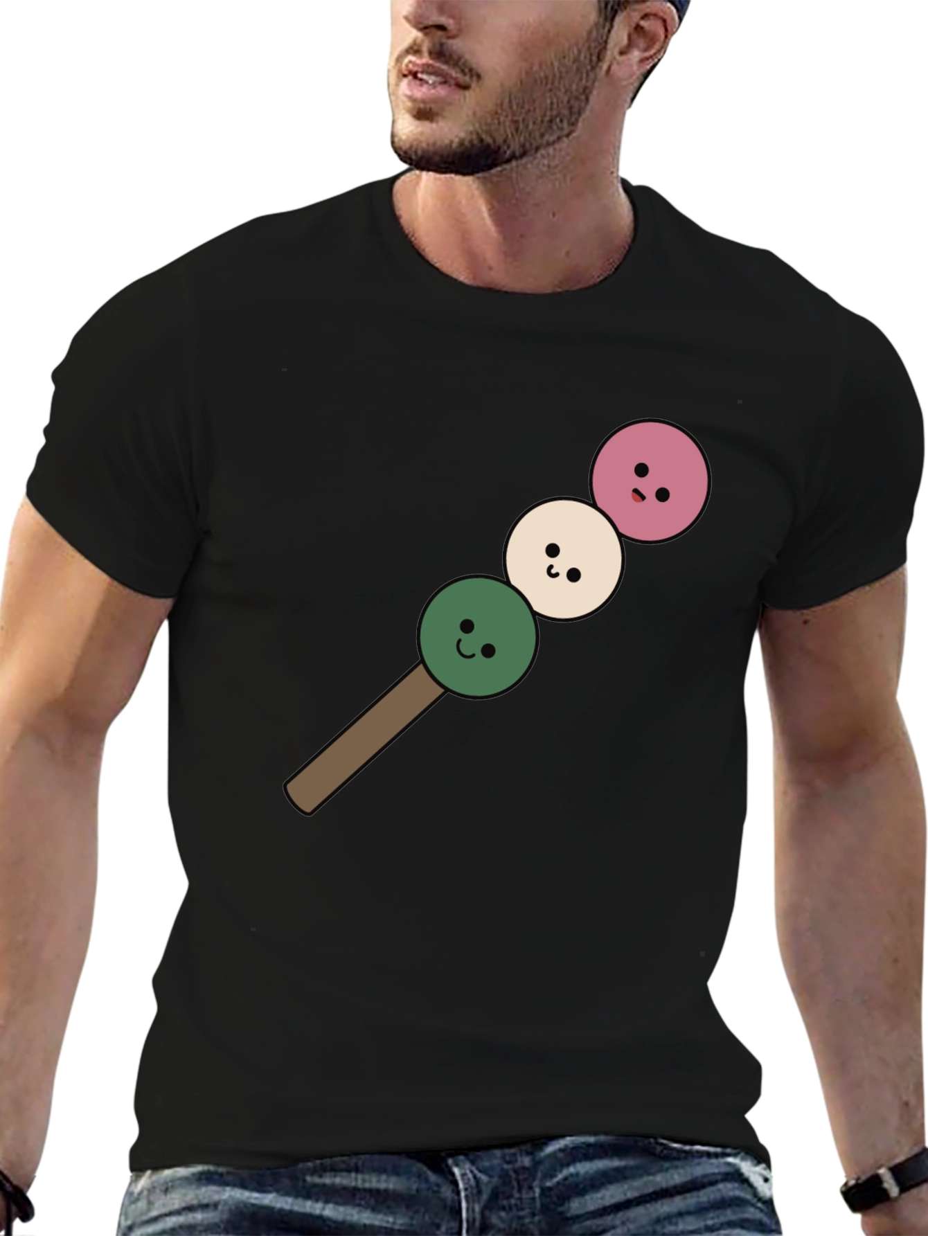 Cute Dango T-Shirt - Japanese Mochi on a Stick