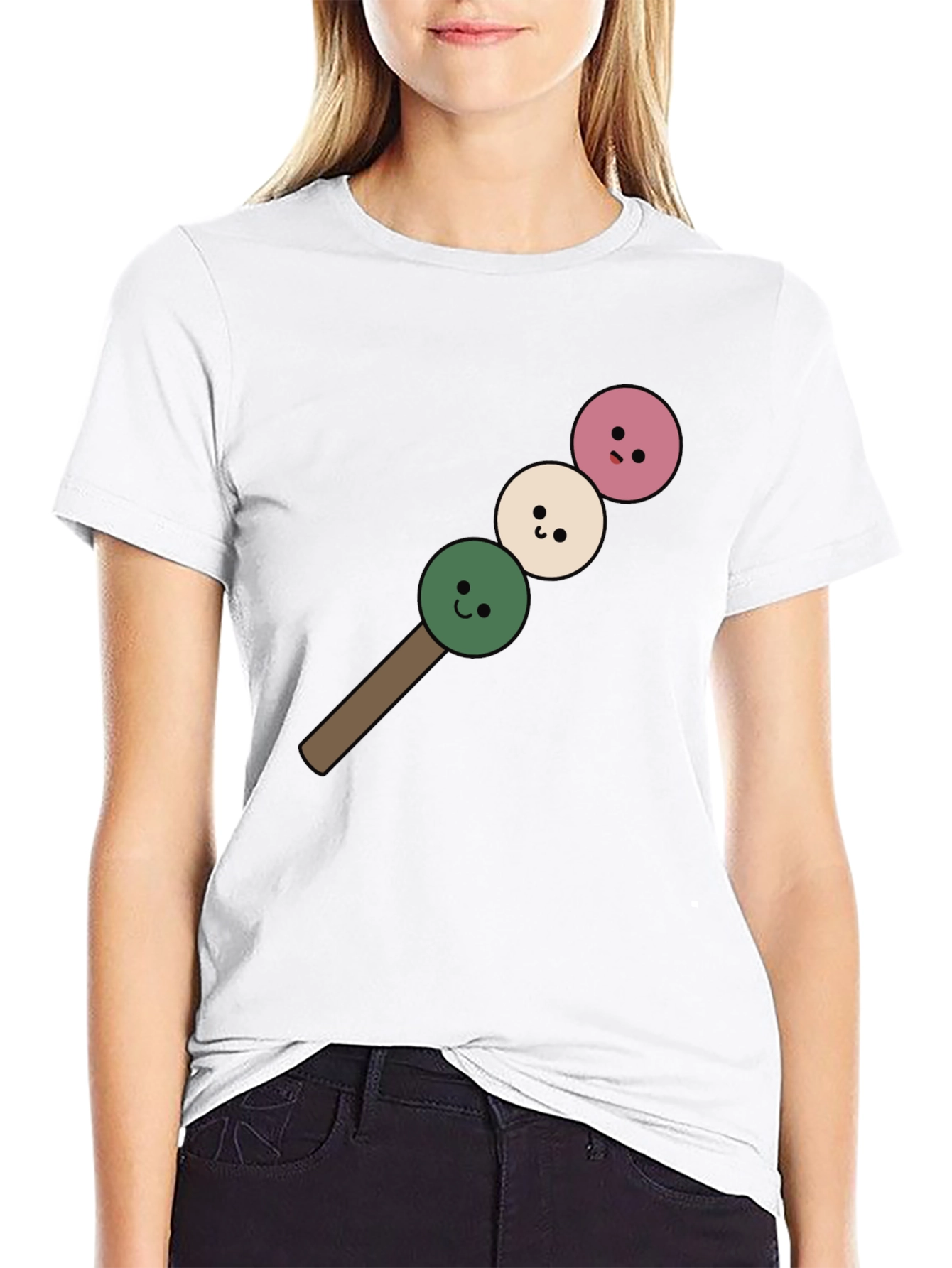 Cute Dango T-Shirt - Japanese Mochi on a Stick