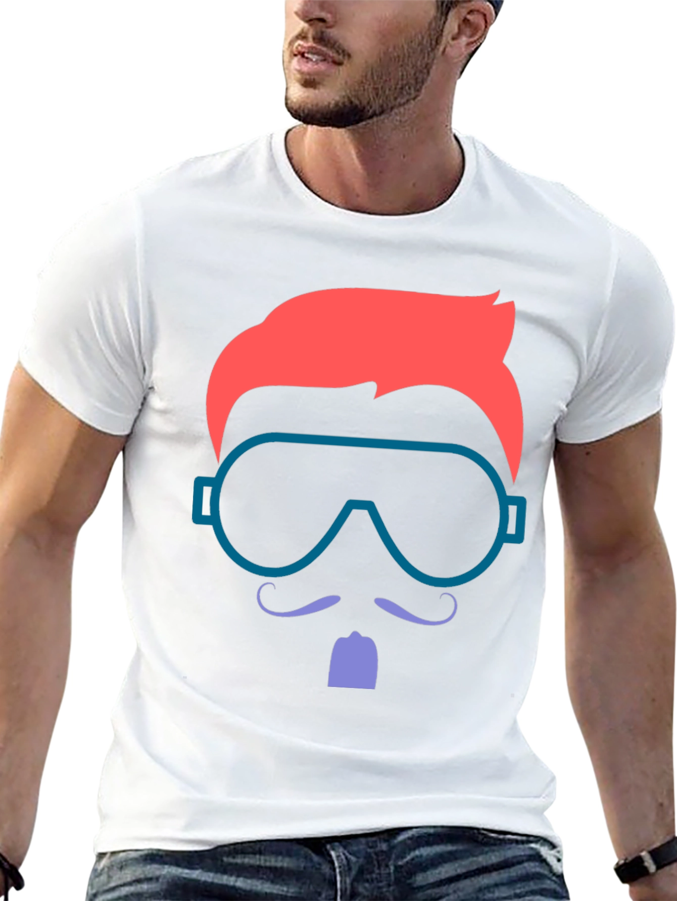 Retro Style T-Shirt with Graphic Design