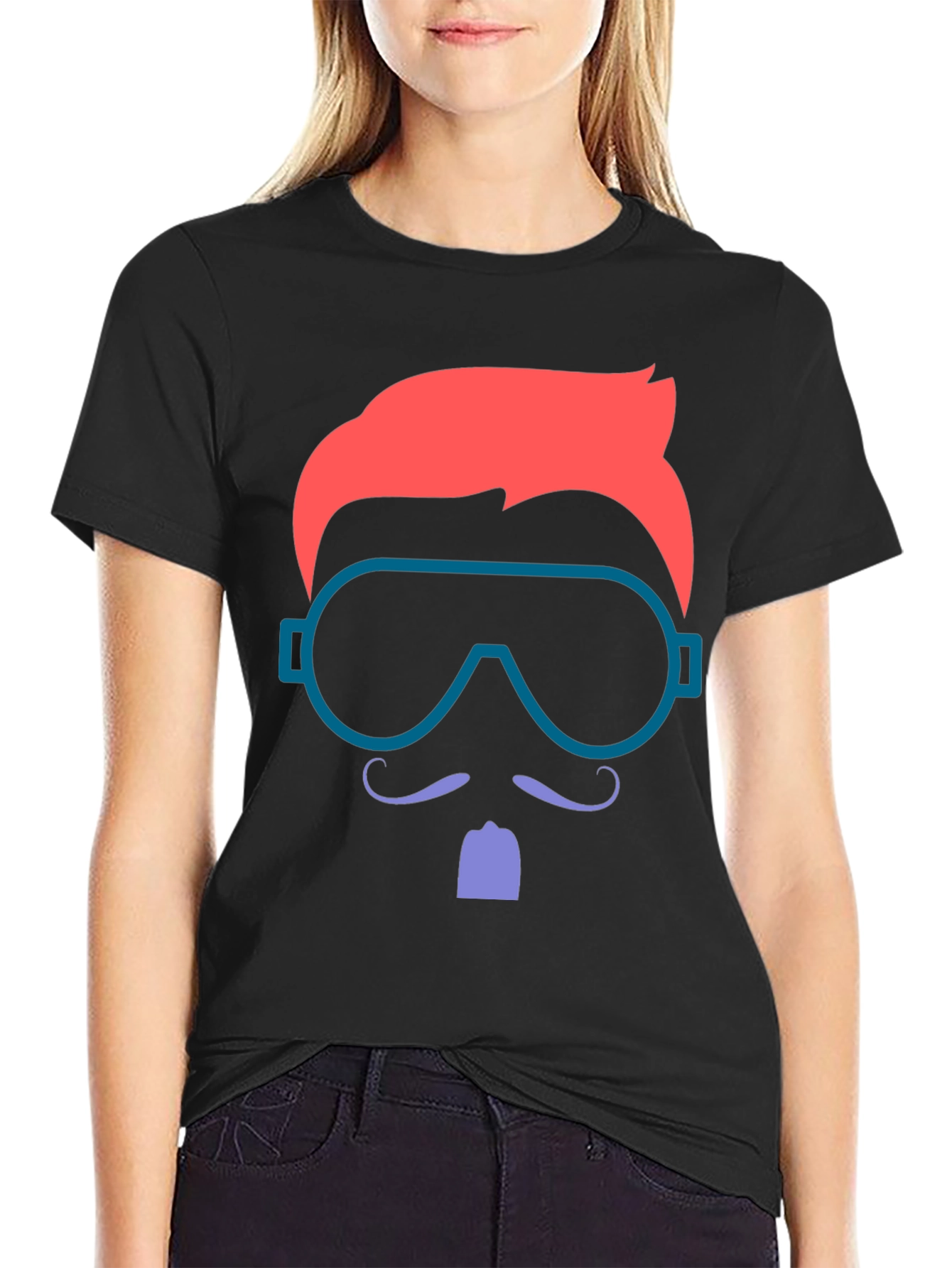 Retro Style T-Shirt with Graphic Design