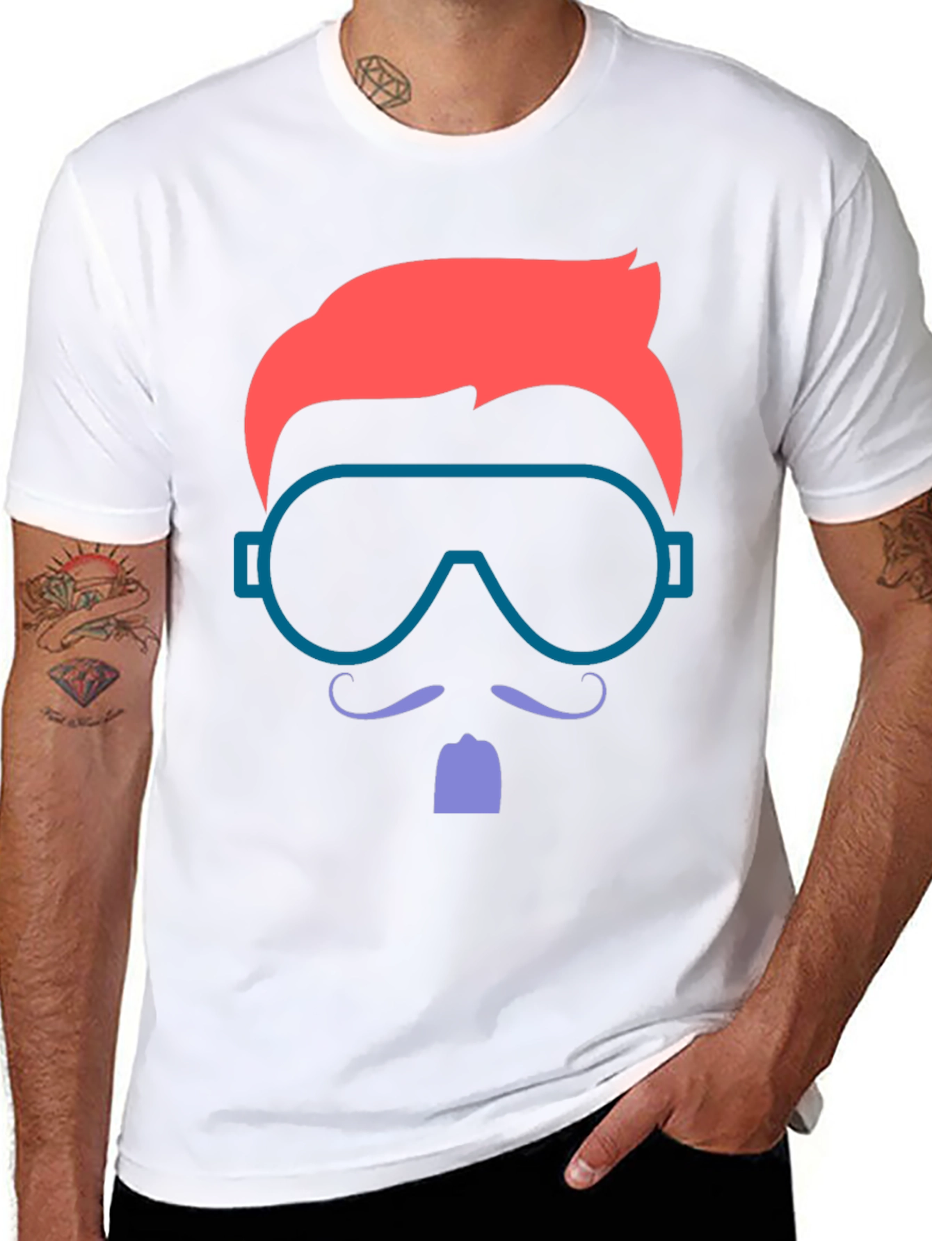Retro Style T-Shirt with Graphic Design