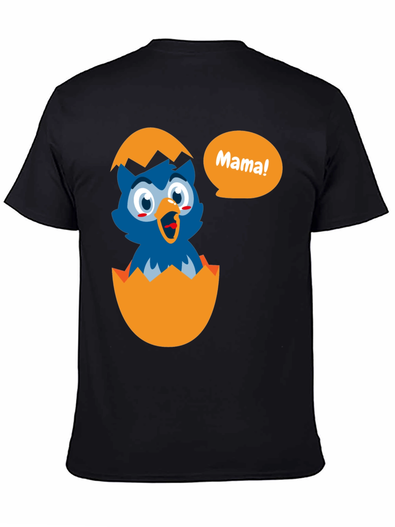 Cute Chick Mama! Graphic Tee - Black T-Shirt