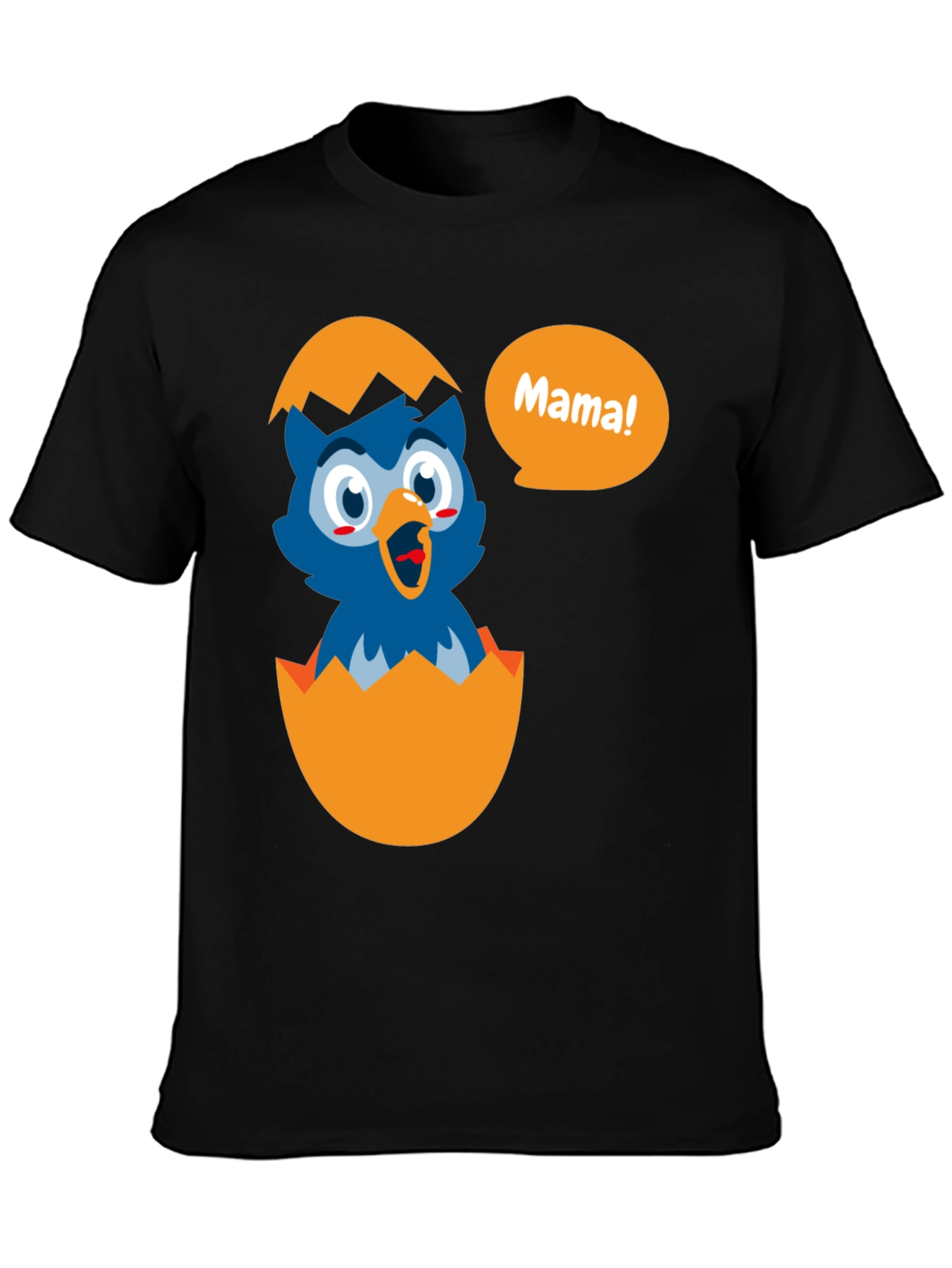 Cute Chick Mama! Graphic Tee - Black T-Shirt