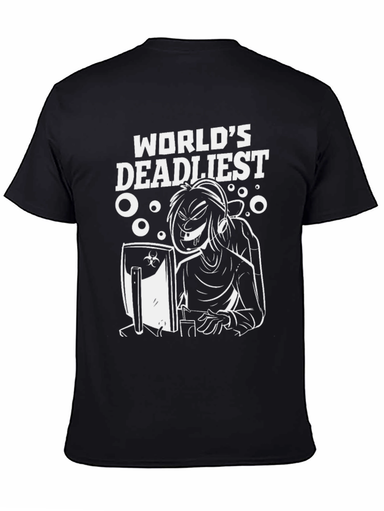 Worlds Deadliest Gamer Black T-Shirt