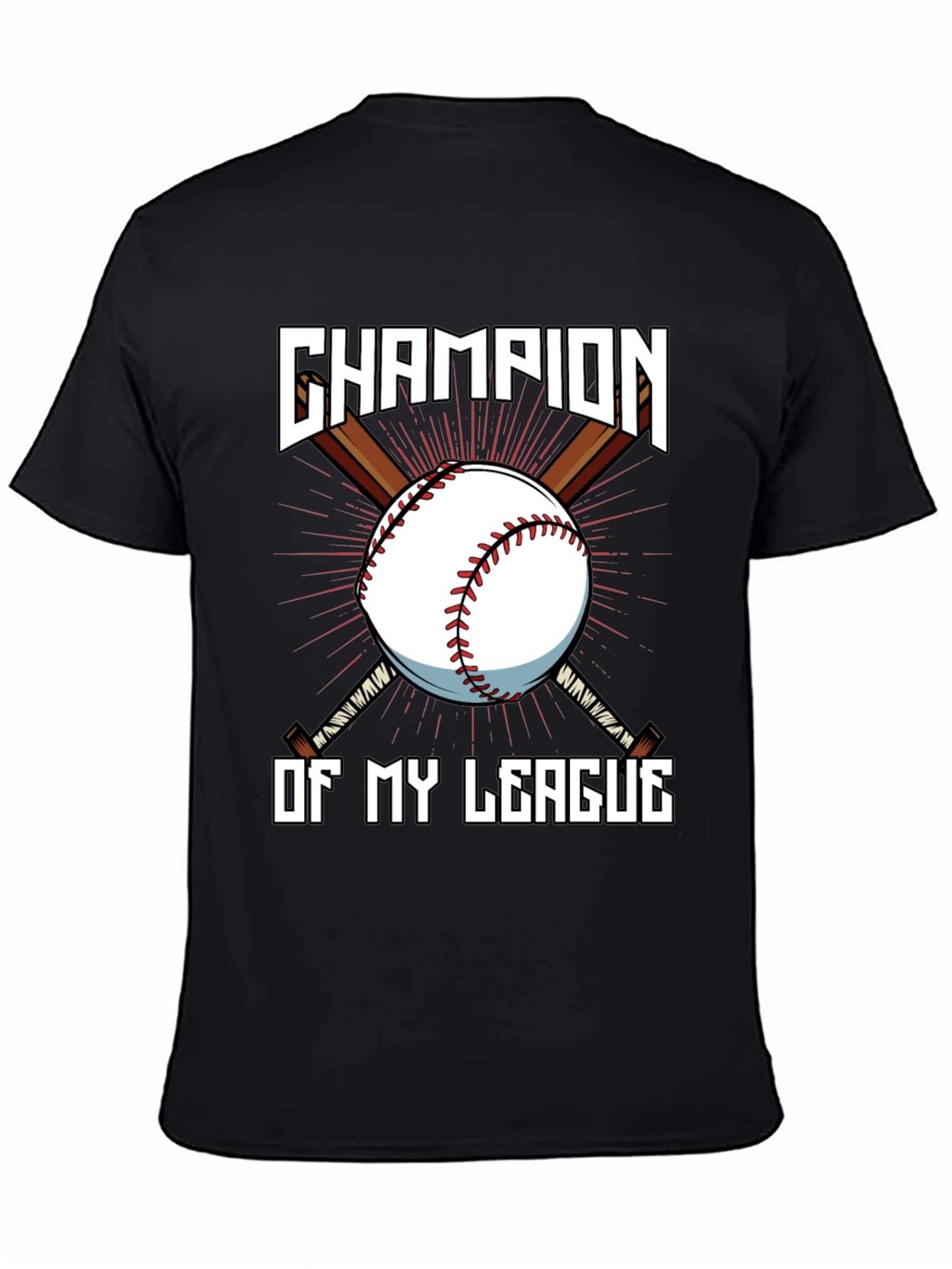Champion of My League Baseball T-Shirt