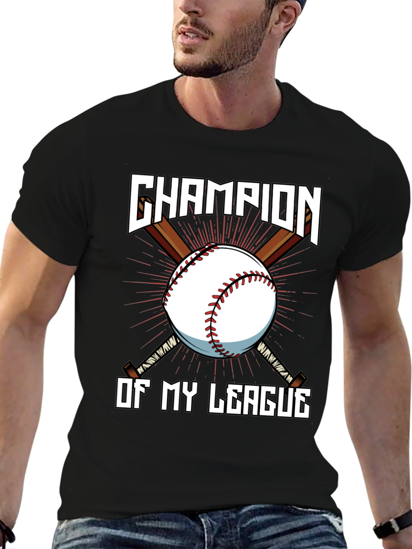 Champion of My League Baseball T-Shirt