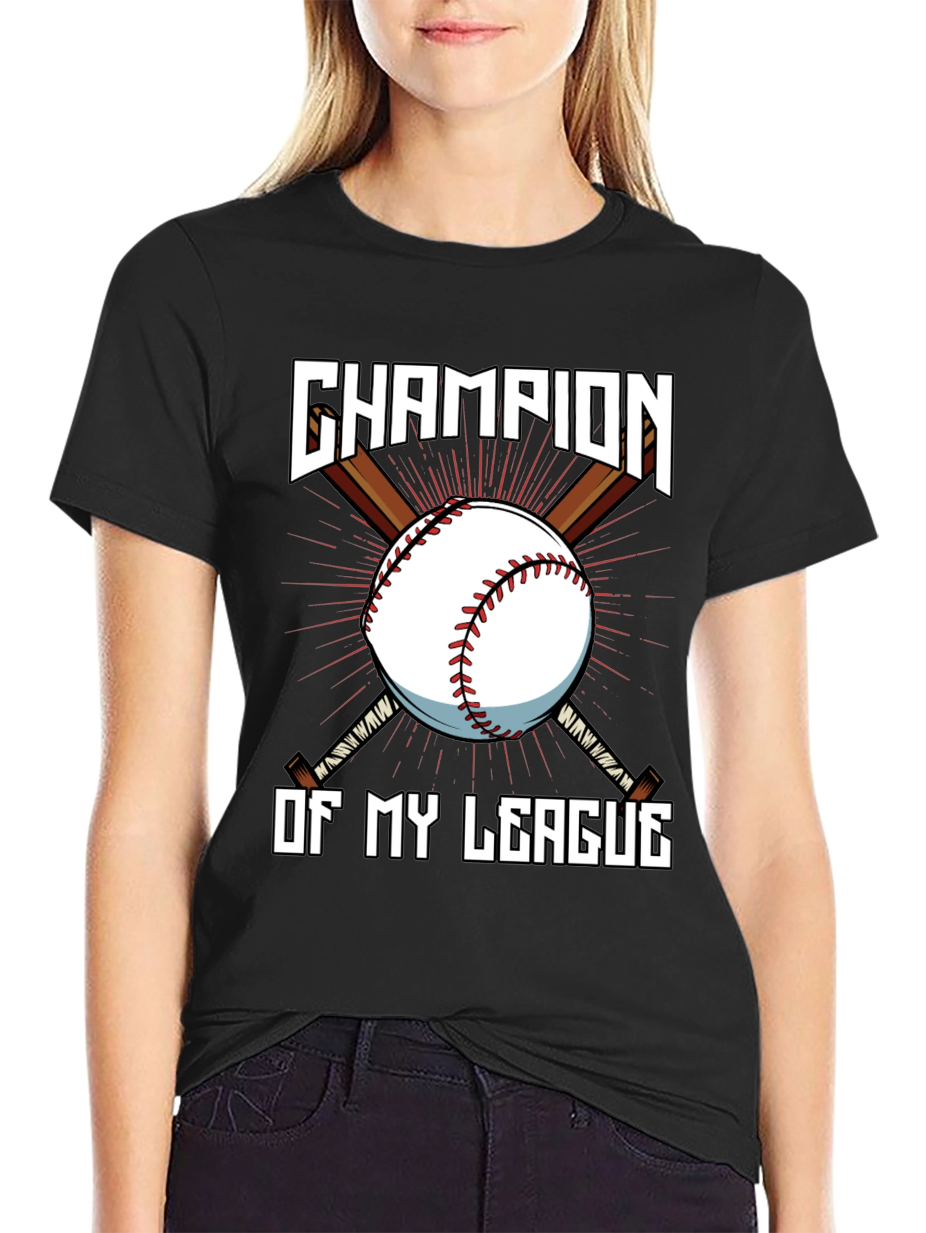 Champion of My League Baseball T-Shirt