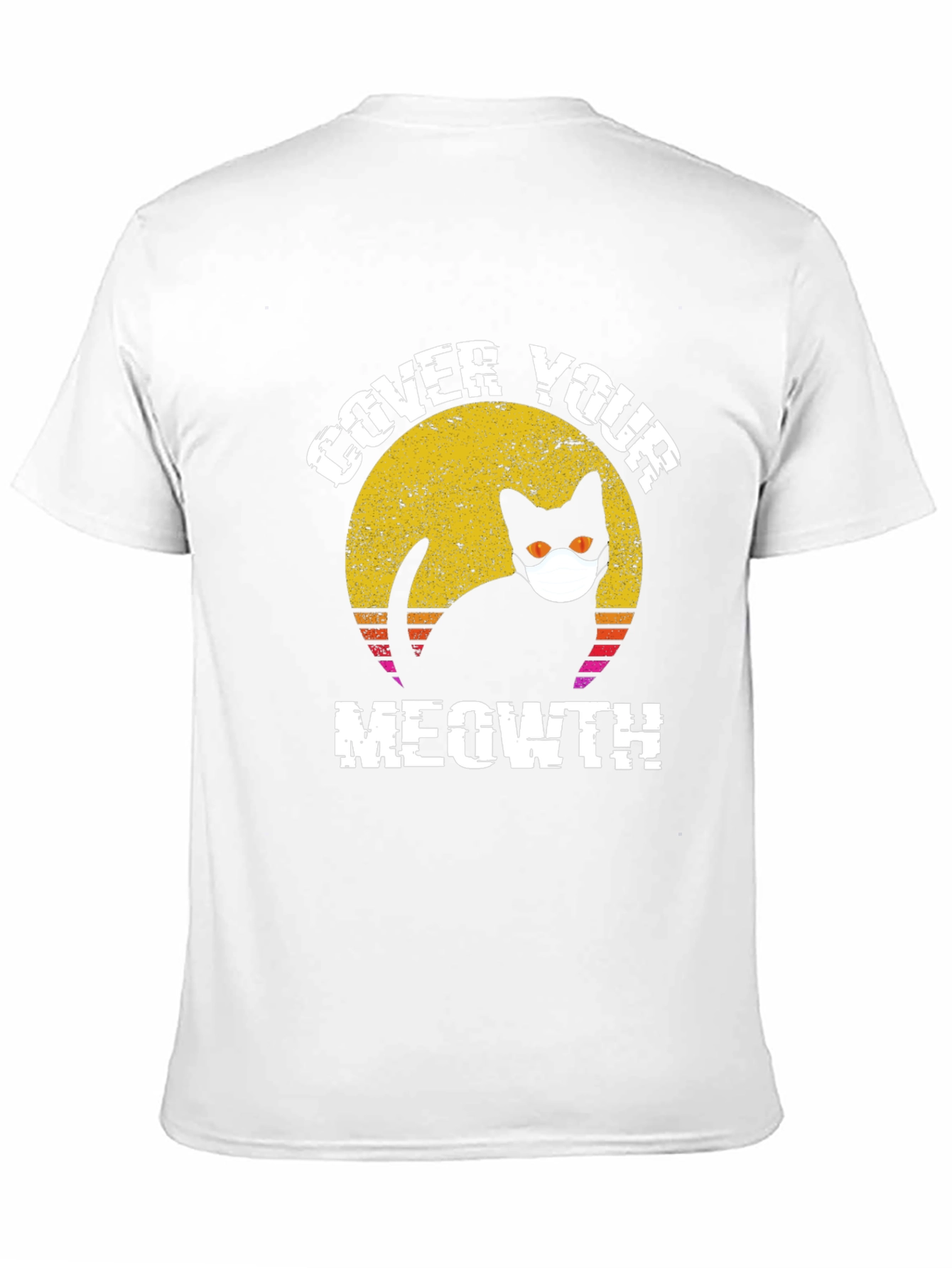 Cover Your Meowth T-Shirt Black