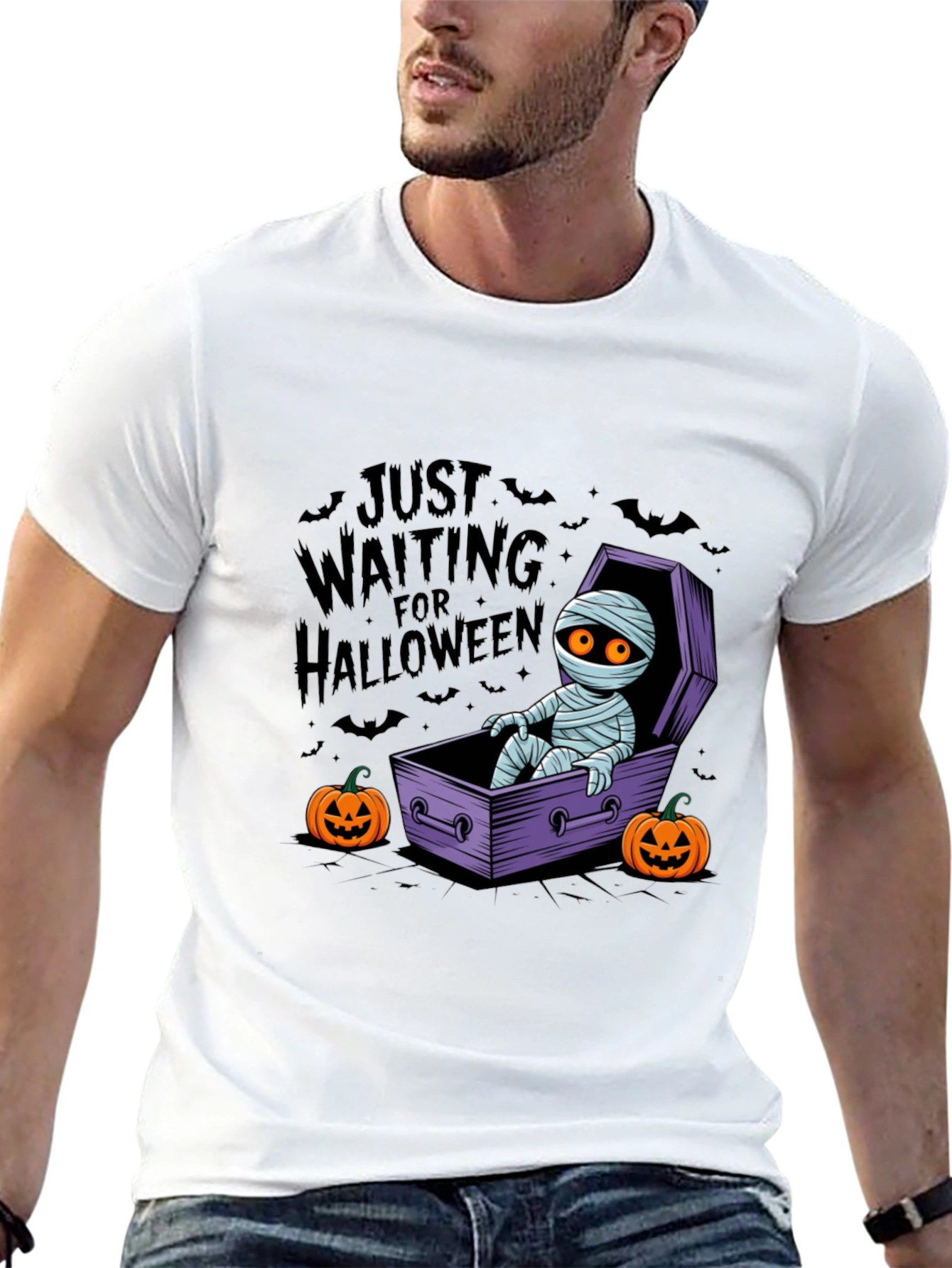 Halloween Mummy Waiting T-Shirt