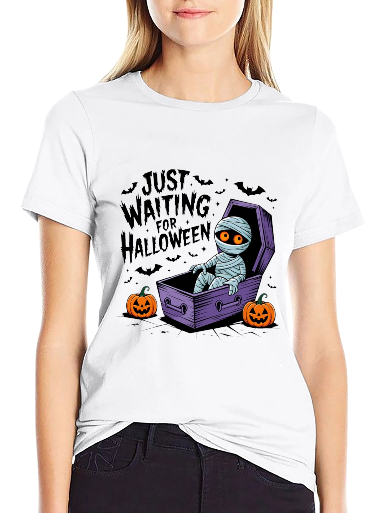 Halloween Mummy Waiting T-Shirt