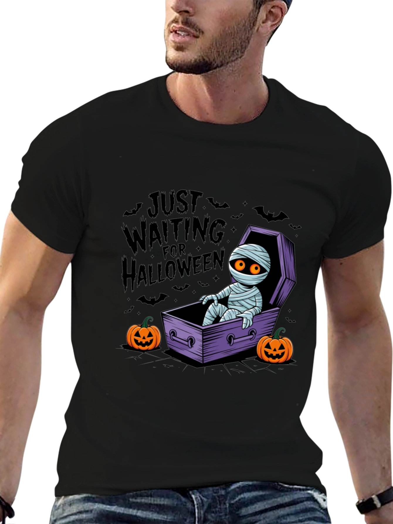 Halloween Mummy Waiting T-Shirt