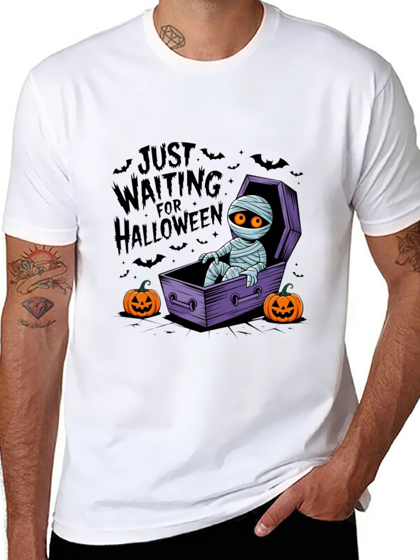Halloween Mummy Waiting T-Shirt