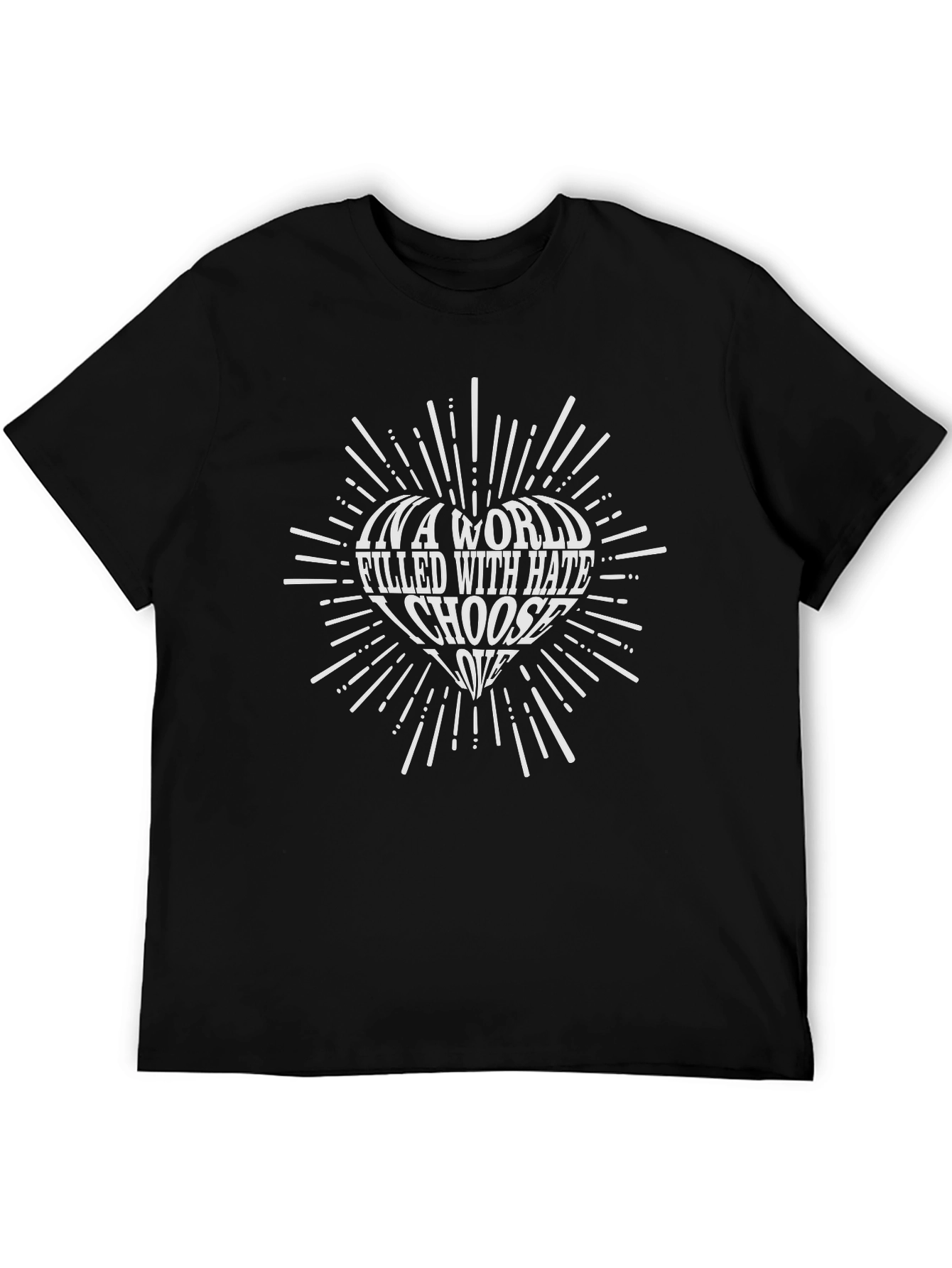Choose Love Graphic Tee - Soft Cotton Blend
