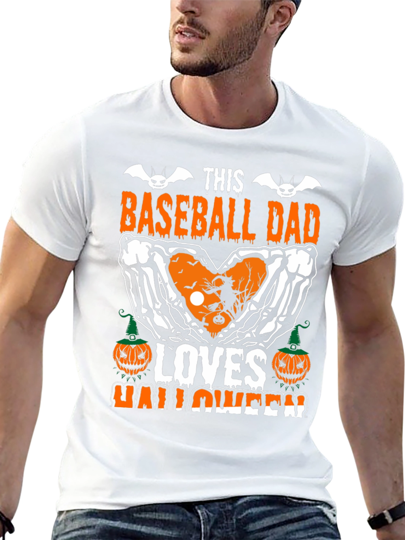 Baseball Dad Halloween T-Shirt