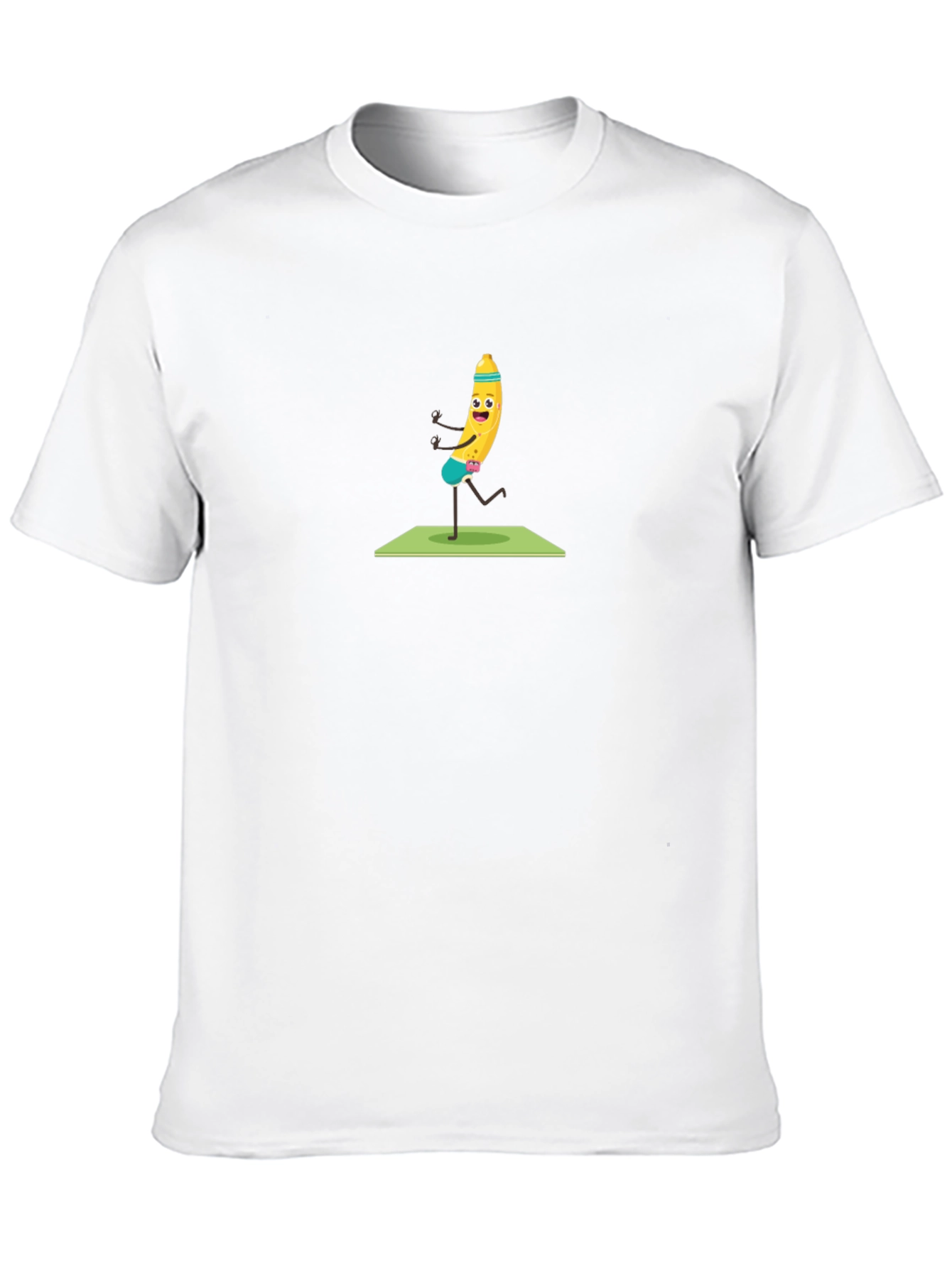 Funny Banana Yoga T-Shirt - Black