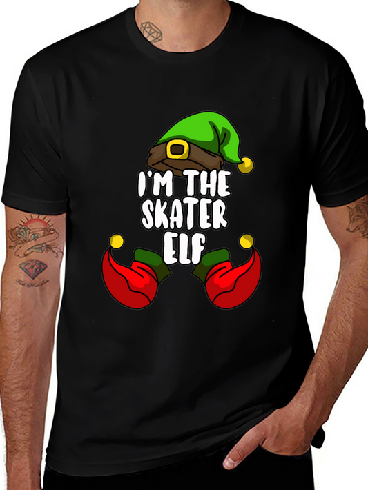Im The Skater Elf Christmas T-Shirt