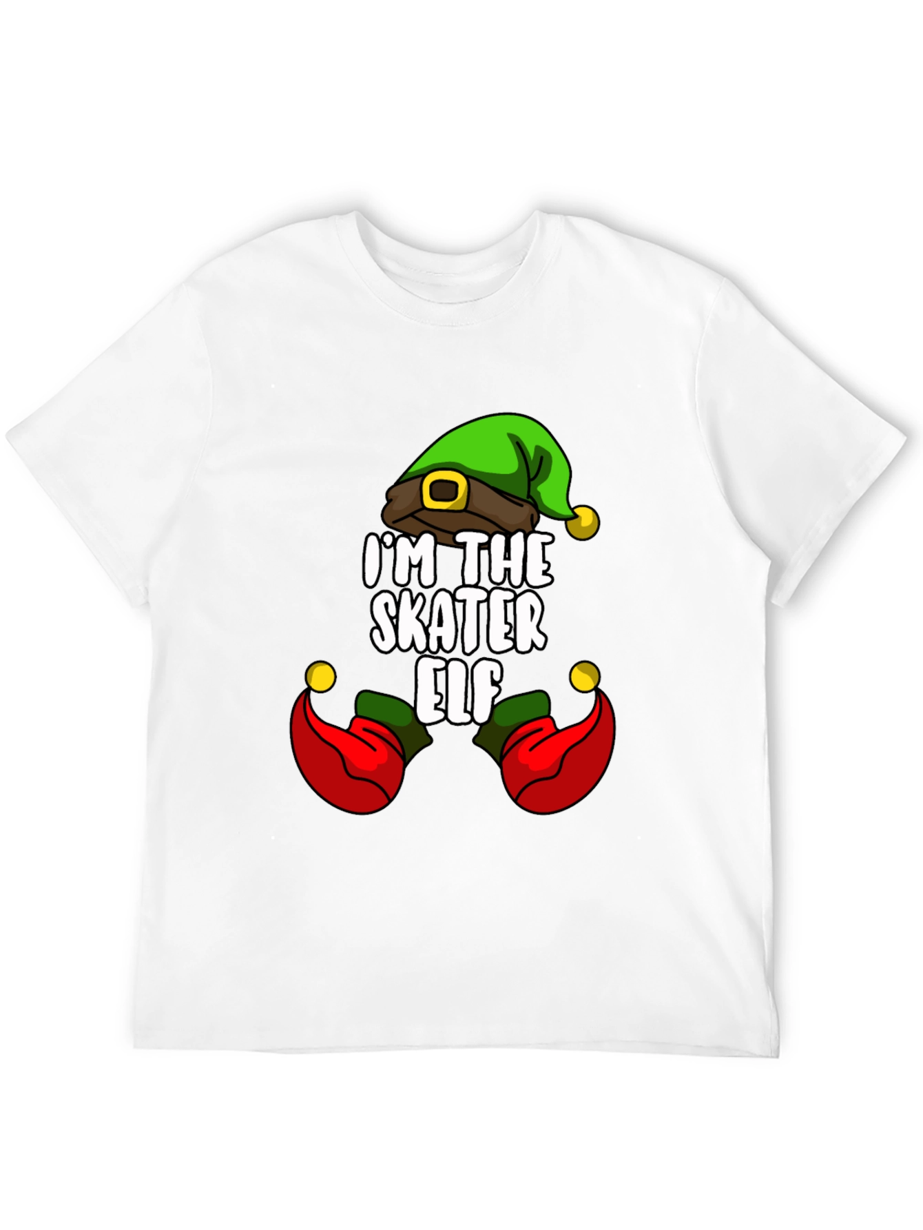 Im The Skater Elf Christmas T-Shirt