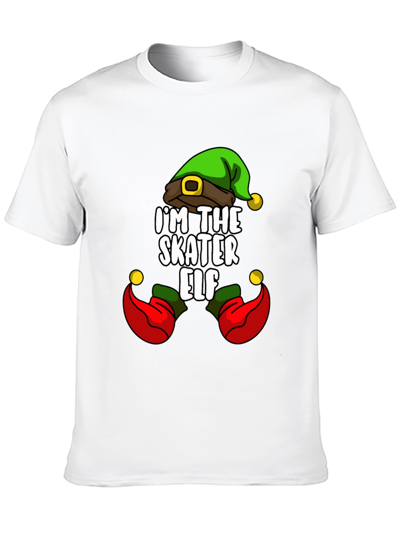 Im The Skater Elf Christmas T-Shirt