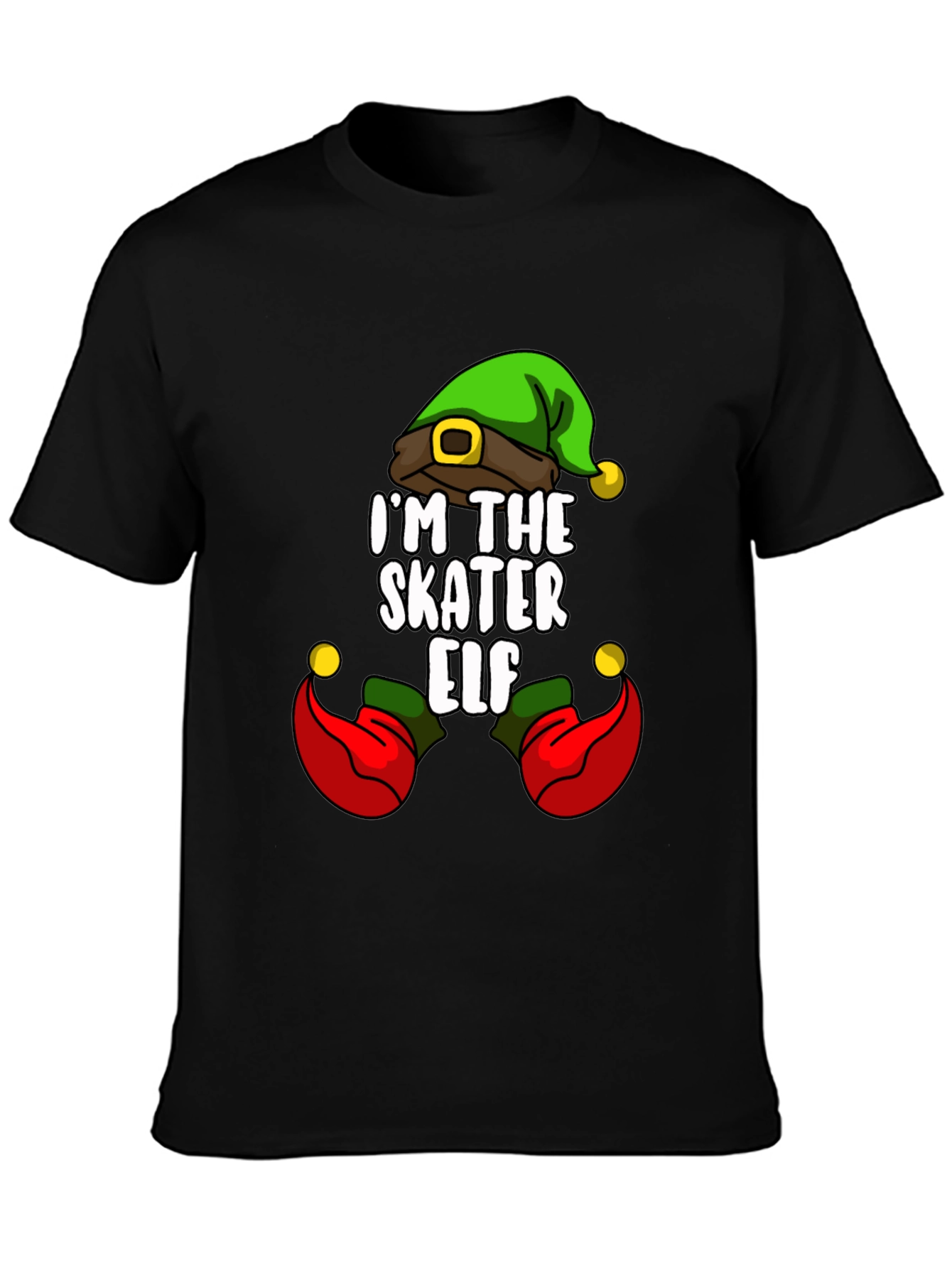 Im The Skater Elf Christmas T-Shirt
