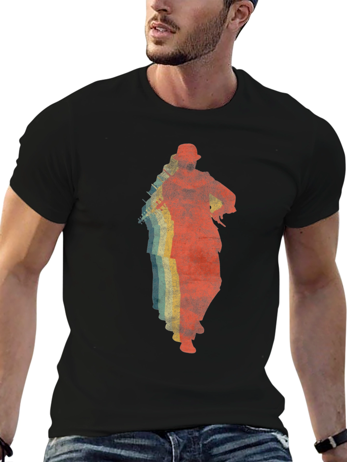 Retro Silhouette Graphic Tee