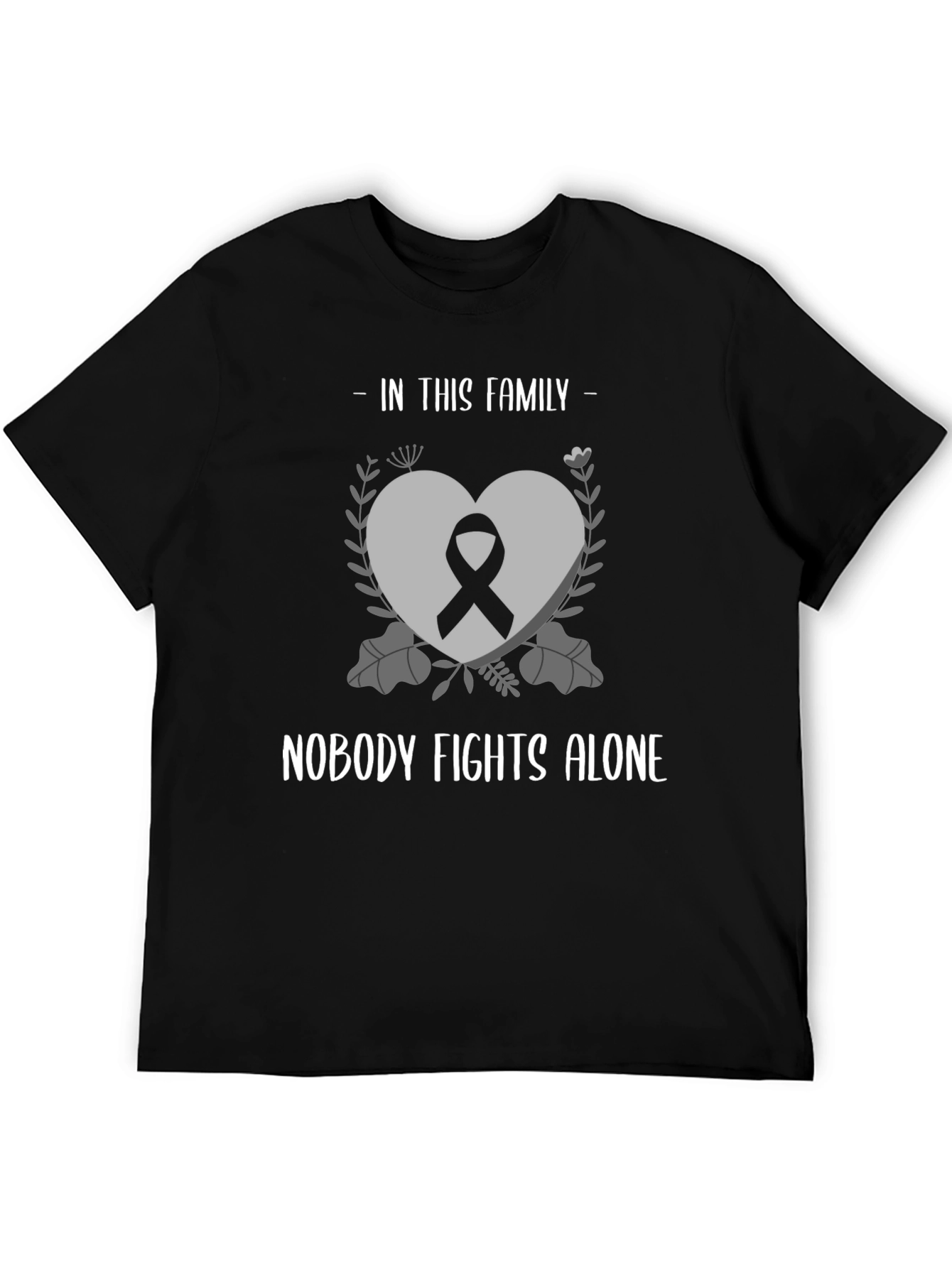 In This Family Nobody Fights Alone T-Shirt