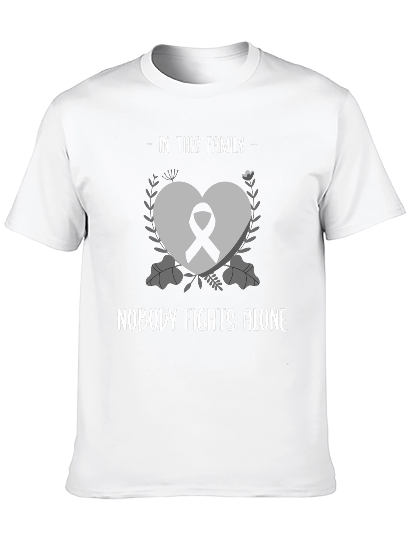 In This Family Nobody Fights Alone T-Shirt