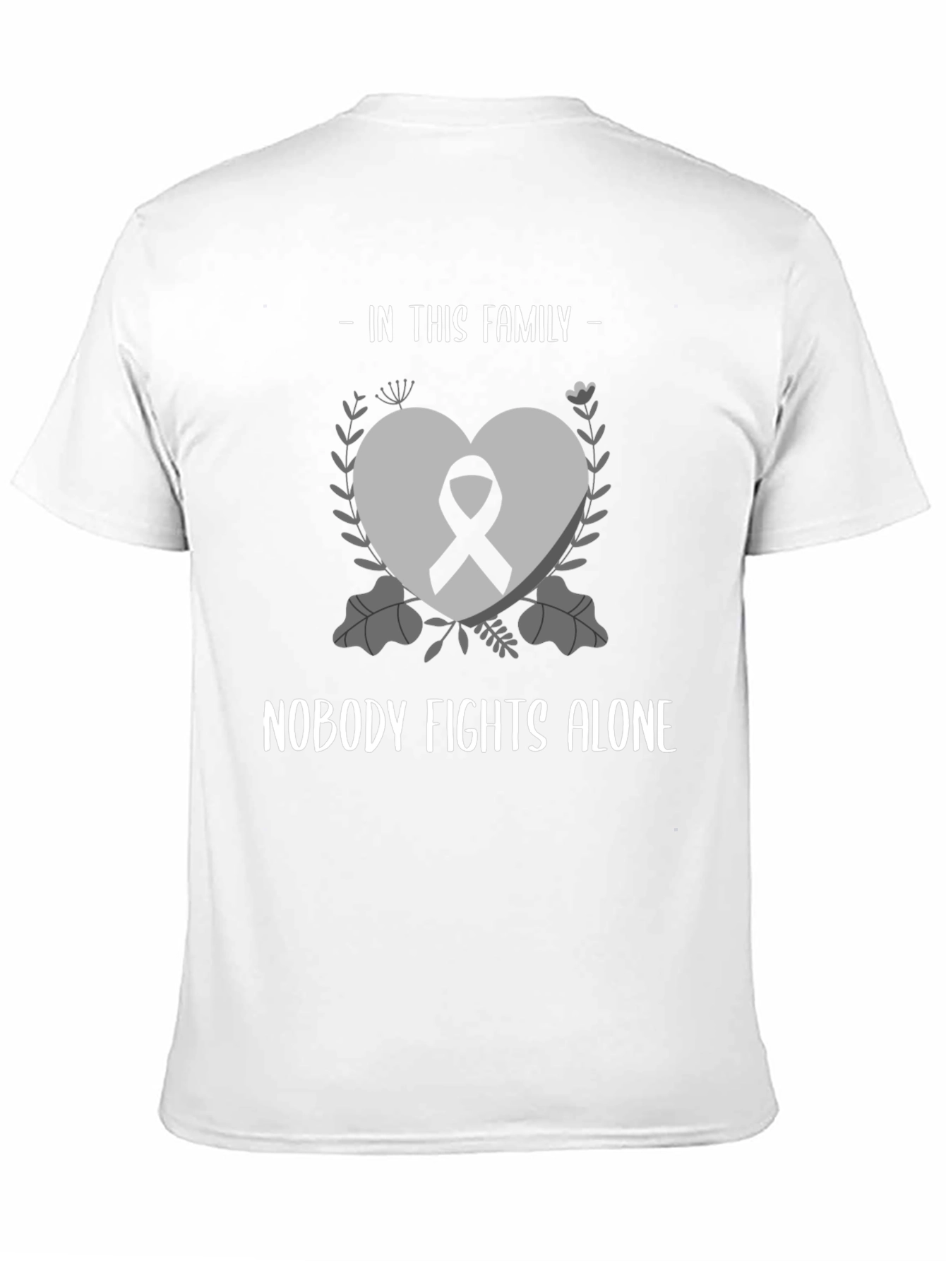 In This Family Nobody Fights Alone T-Shirt