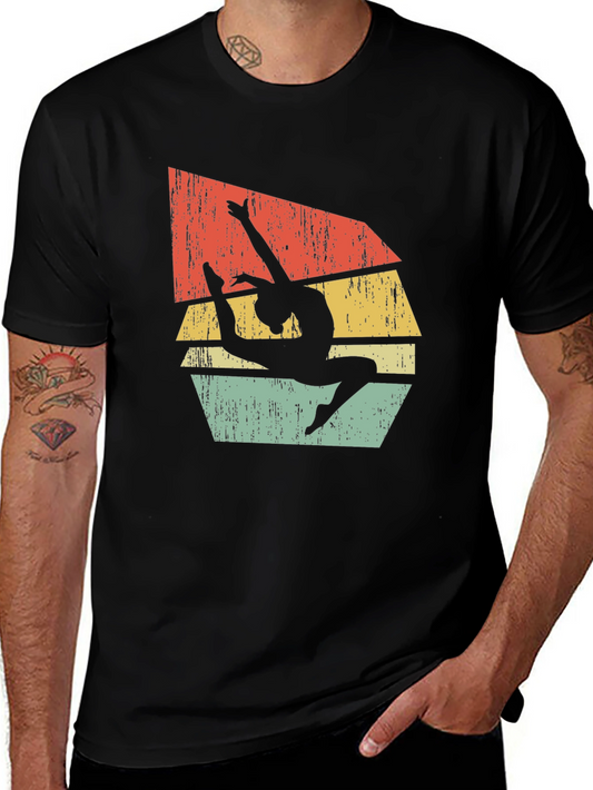 Retro Gymnastics T-Shirt - Vintage Style Leotard Tee