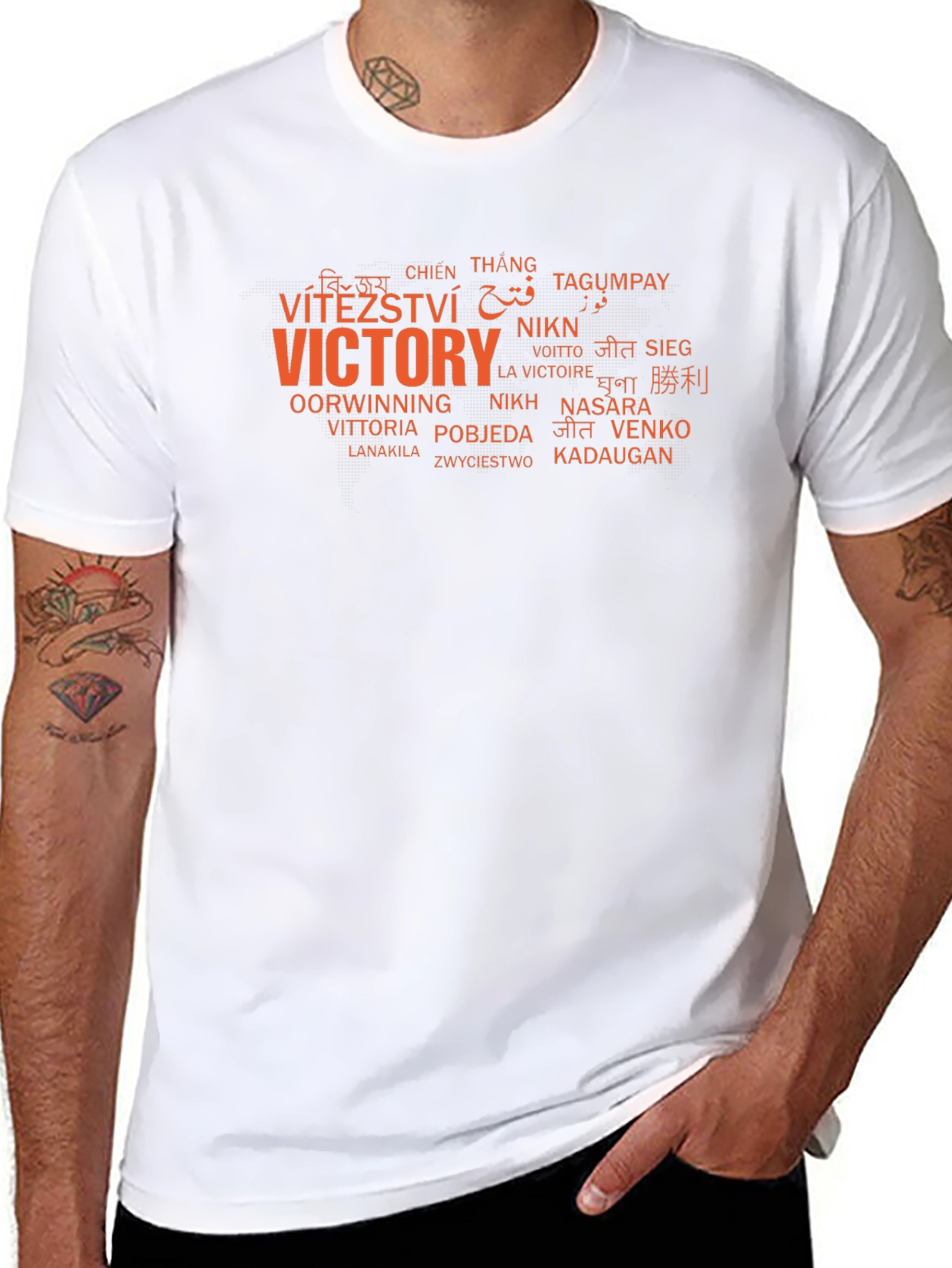 Victory Worldwide Graphic Tee - Black