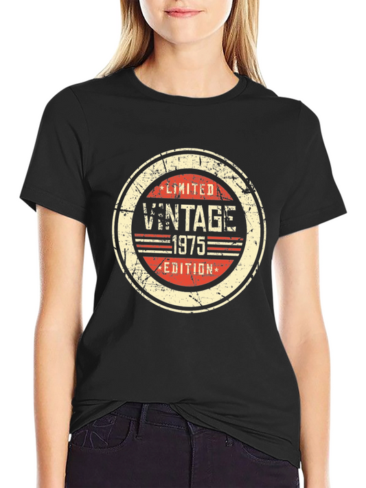 Vintage 1975 Limited Edition Black T-Shirt