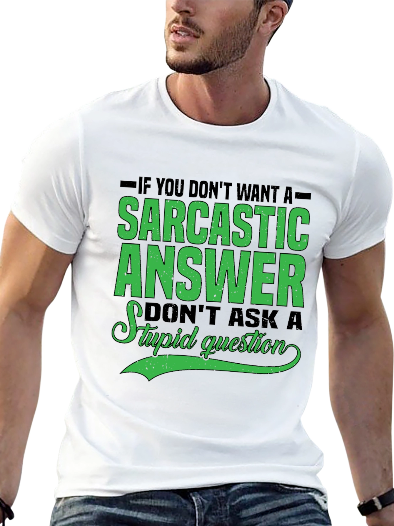 Sarcastic Answer Tee - Funny Graphic T-Shirt