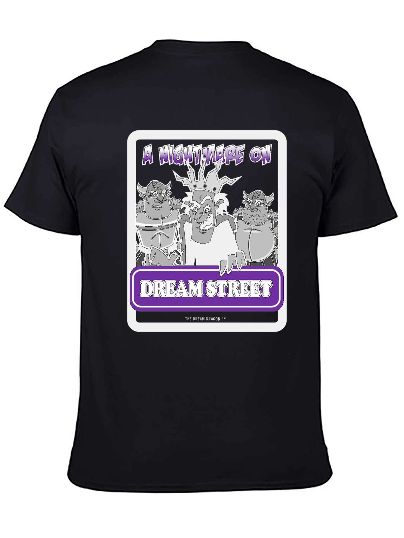 A Nightmare On Dream Street Black T-Shirt