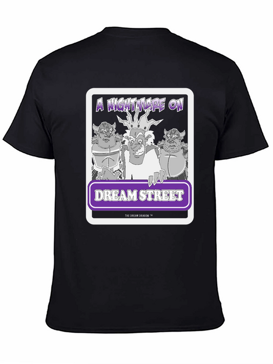 A Nightmare On Dream Street Black T-Shirt