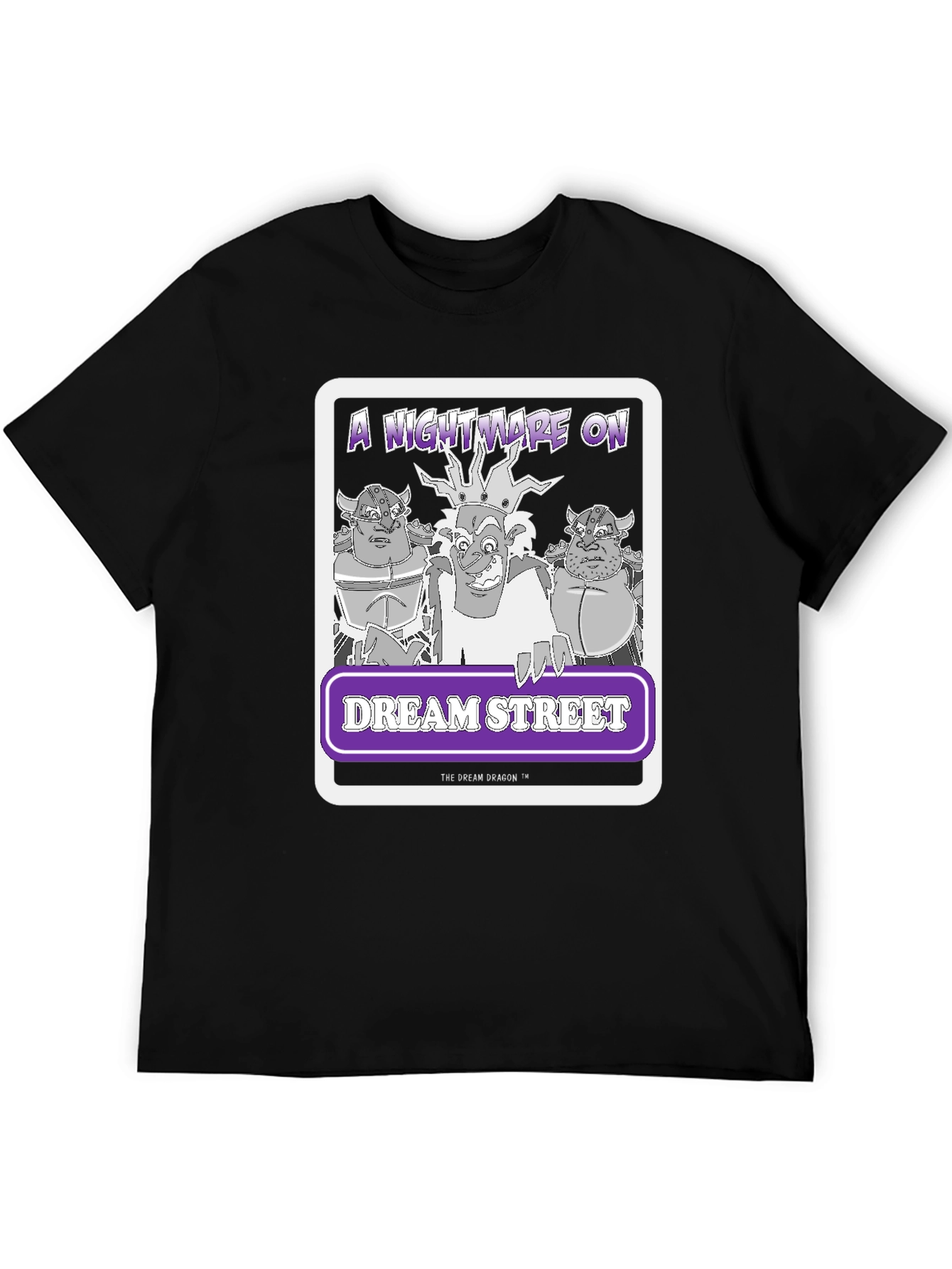 A Nightmare On Dream Street Black T-Shirt
