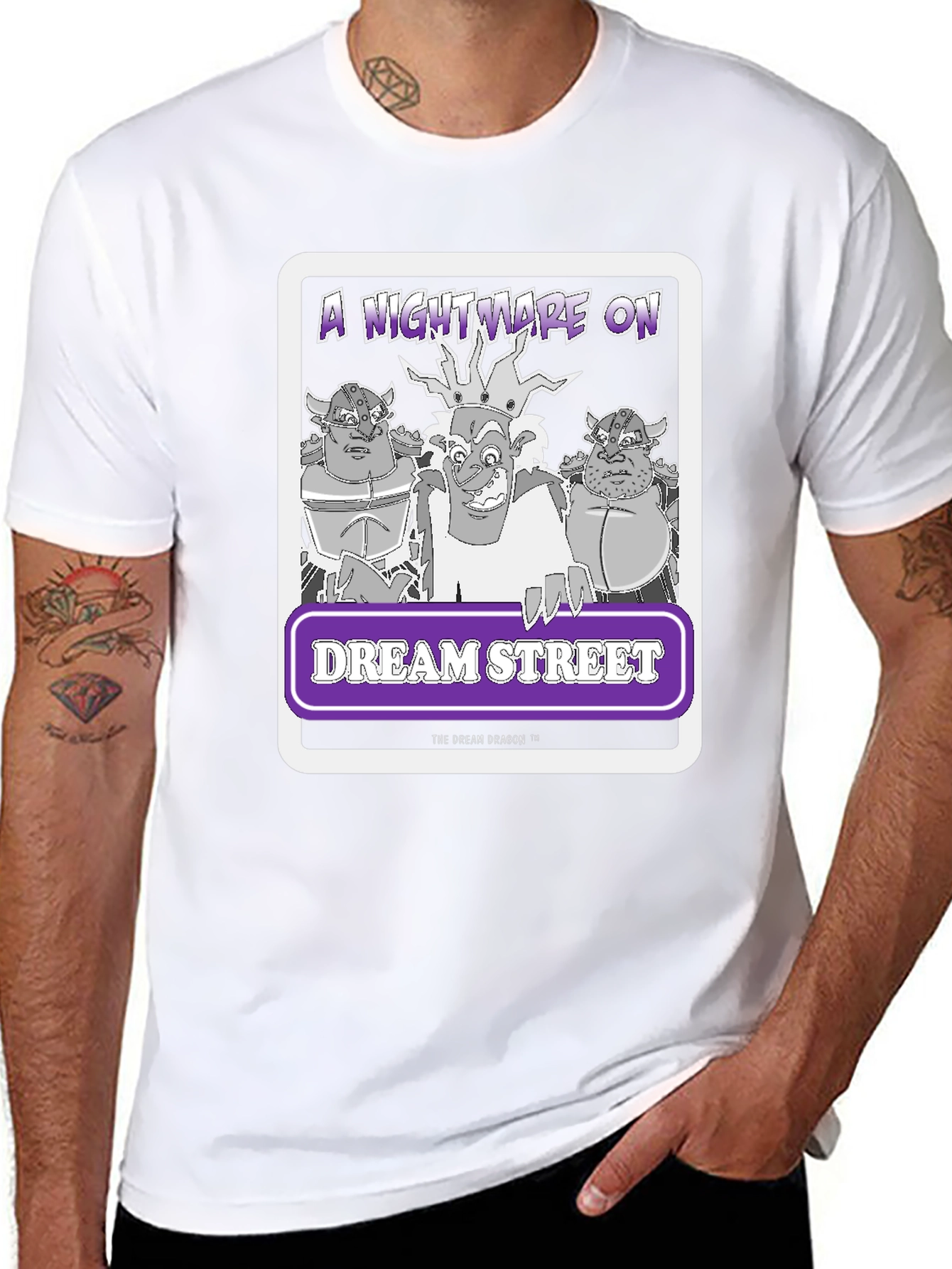 A Nightmare On Dream Street Black T-Shirt