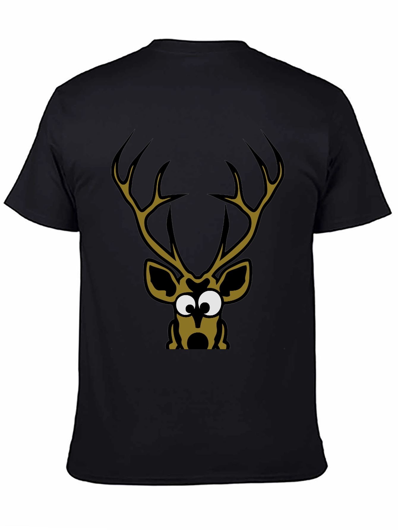Deer Cartoon Graphic Tee Shirt