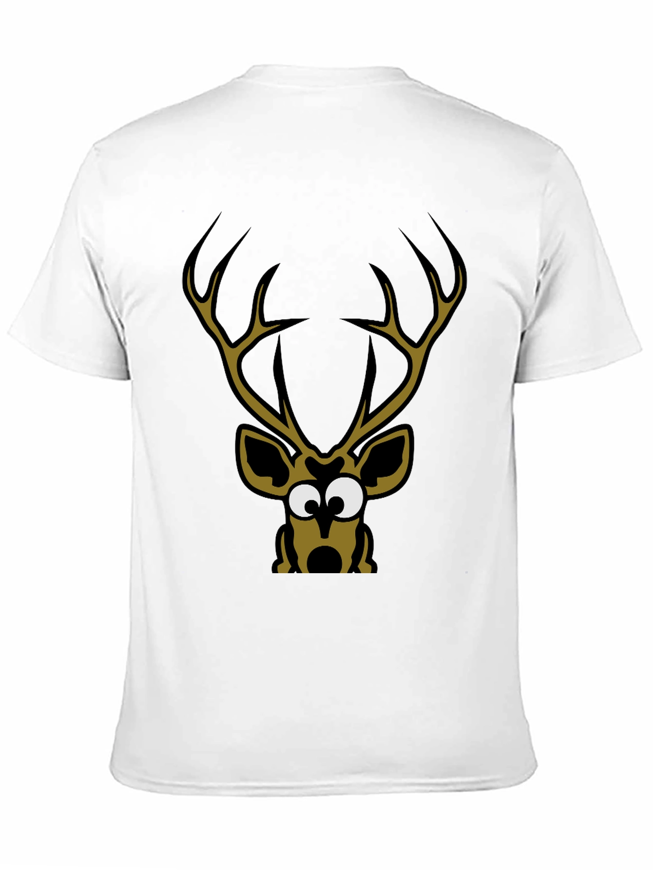 Deer Cartoon Graphic Tee Shirt