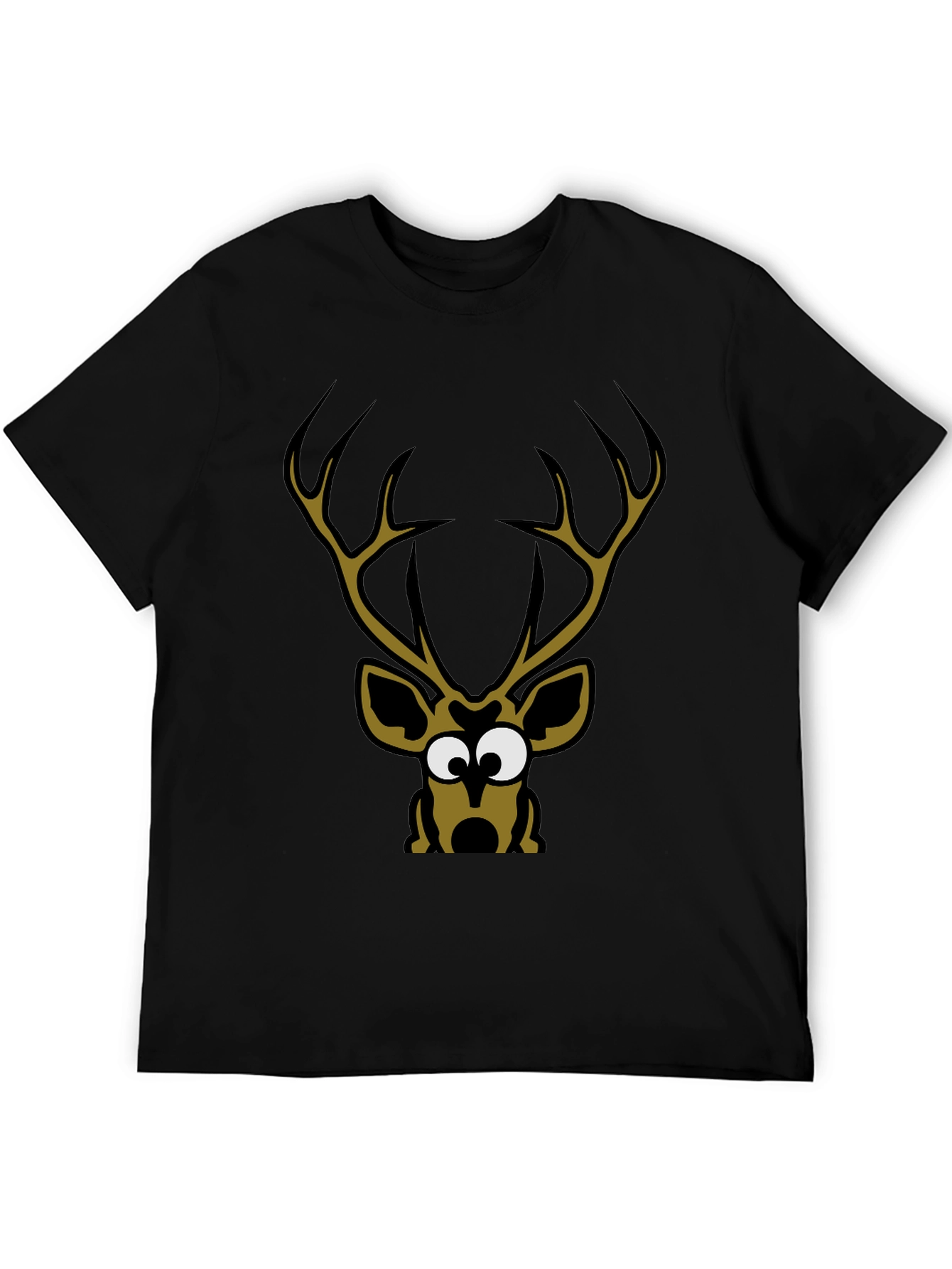 Deer Cartoon Graphic Tee Shirt