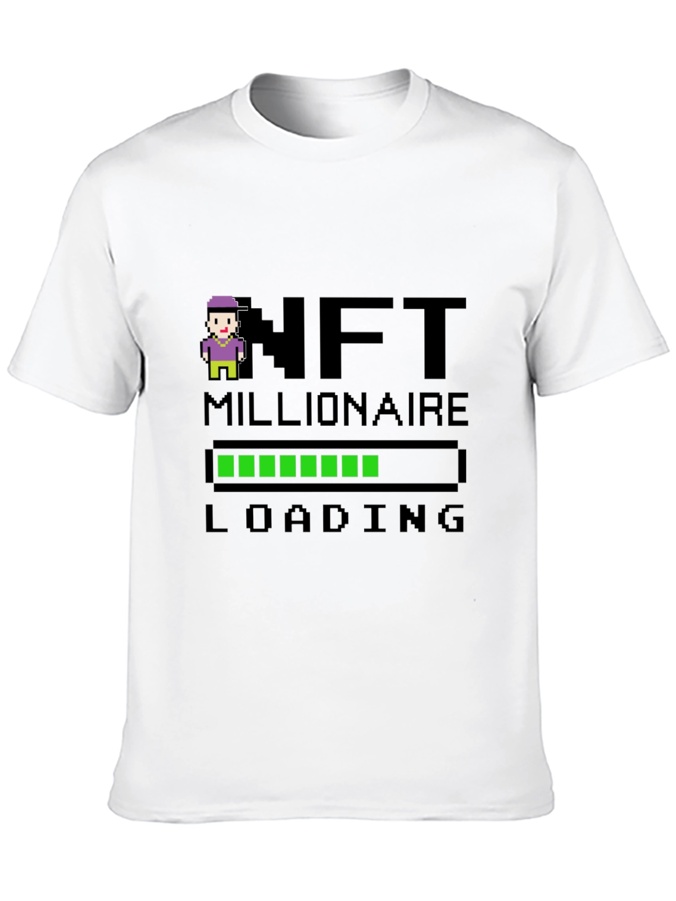NFT Millionaire Loading Black T-Shirt