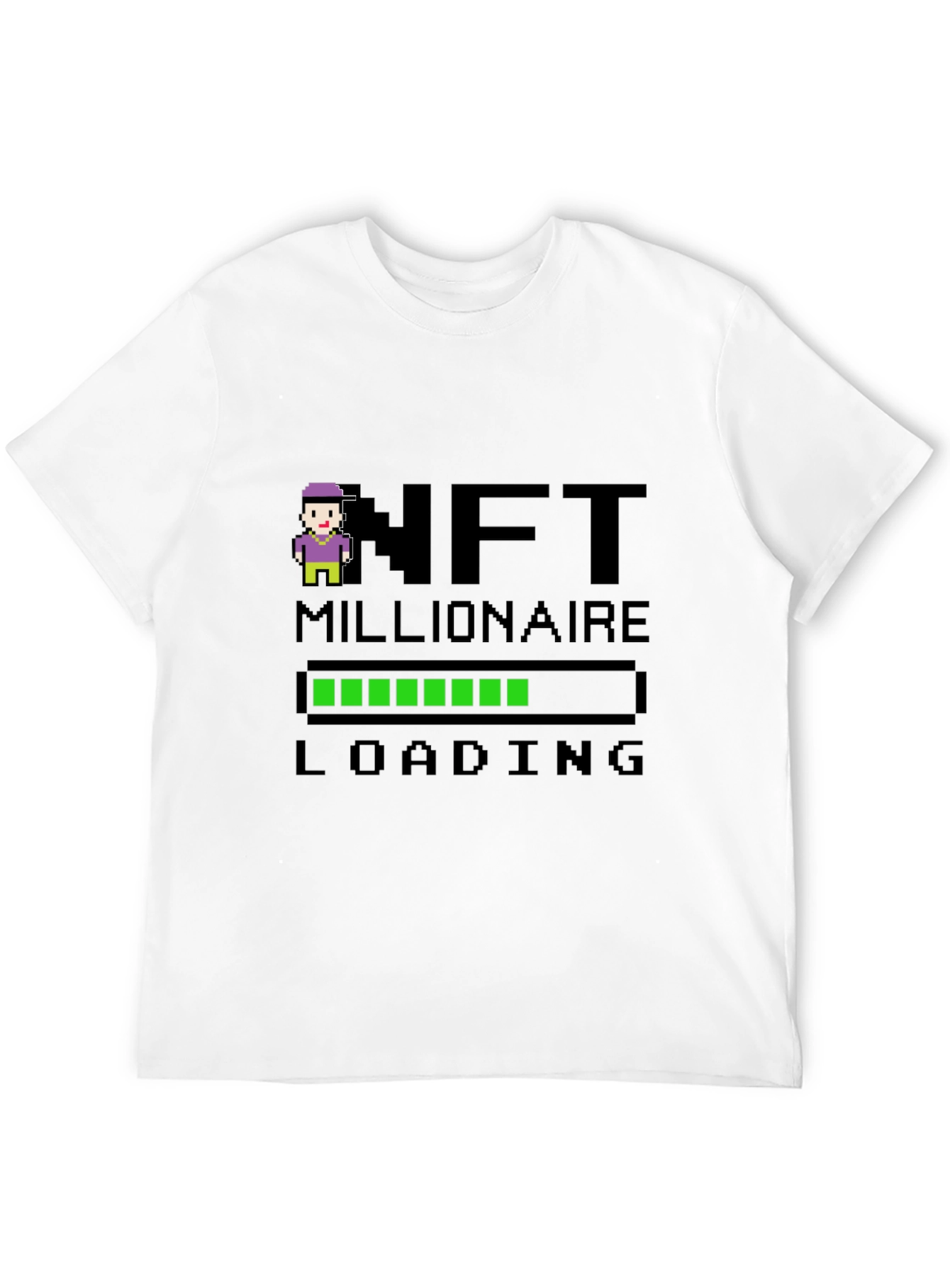 NFT Millionaire Loading Black T-Shirt